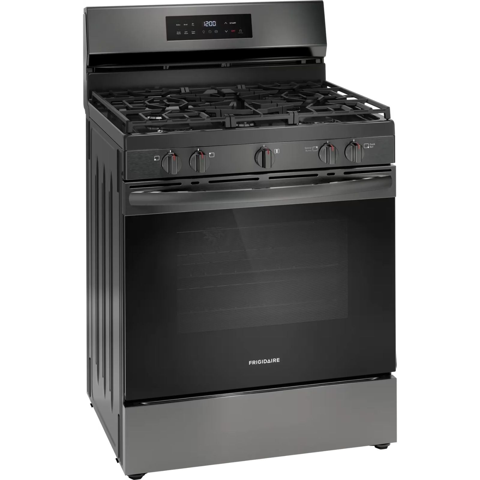 Frigidaire FCRG3083AD 30-Inch Gas Range with Air Fry Black Stainless Steel