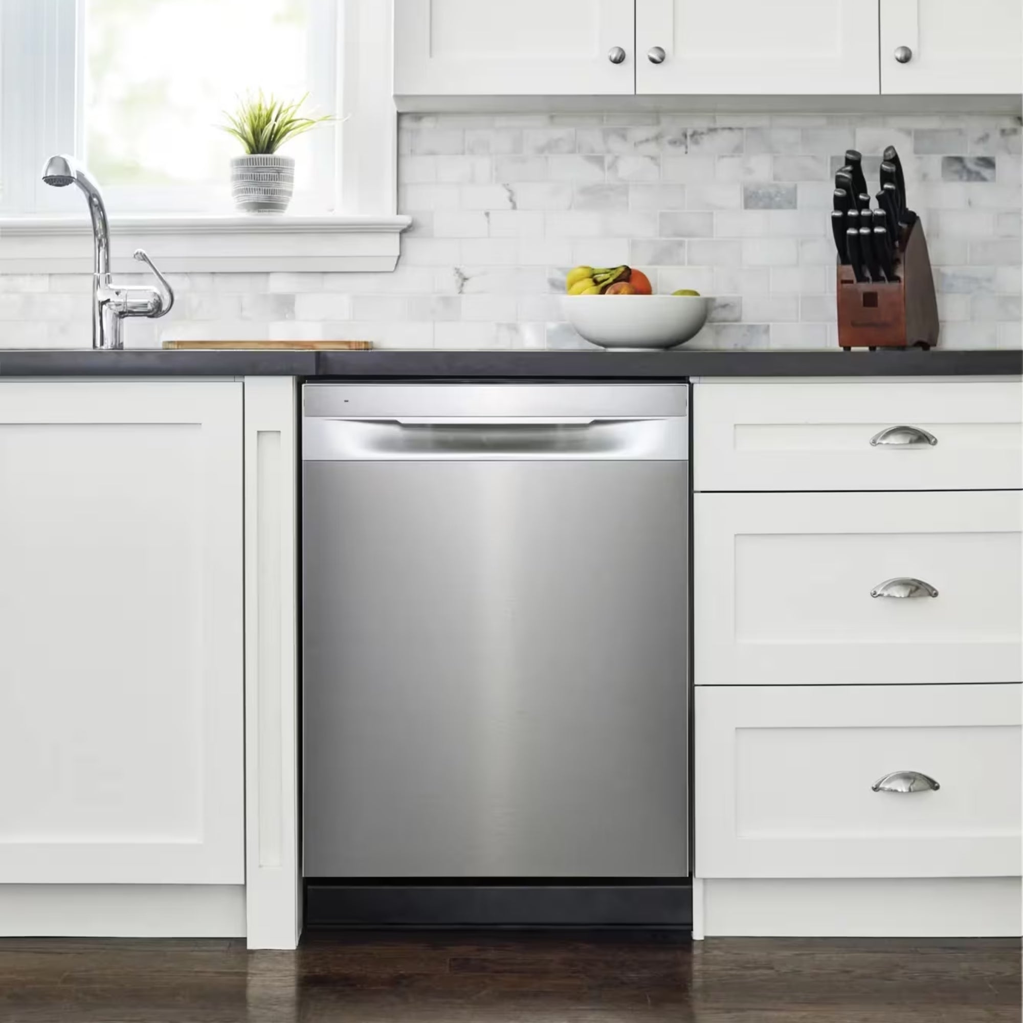 Frigidaire FDHP4336AS 24-Inch Built-In Dishwasher with Eco Air Dry Stainless Steel
