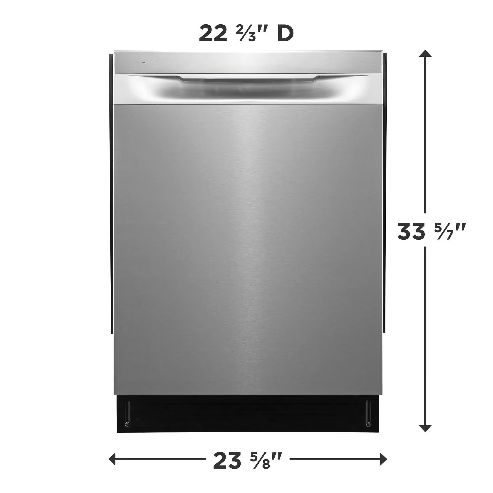 Frigidaire FDHP4336AS 24-Inch Built-In Dishwasher with Eco Air Dry Stainless Steel