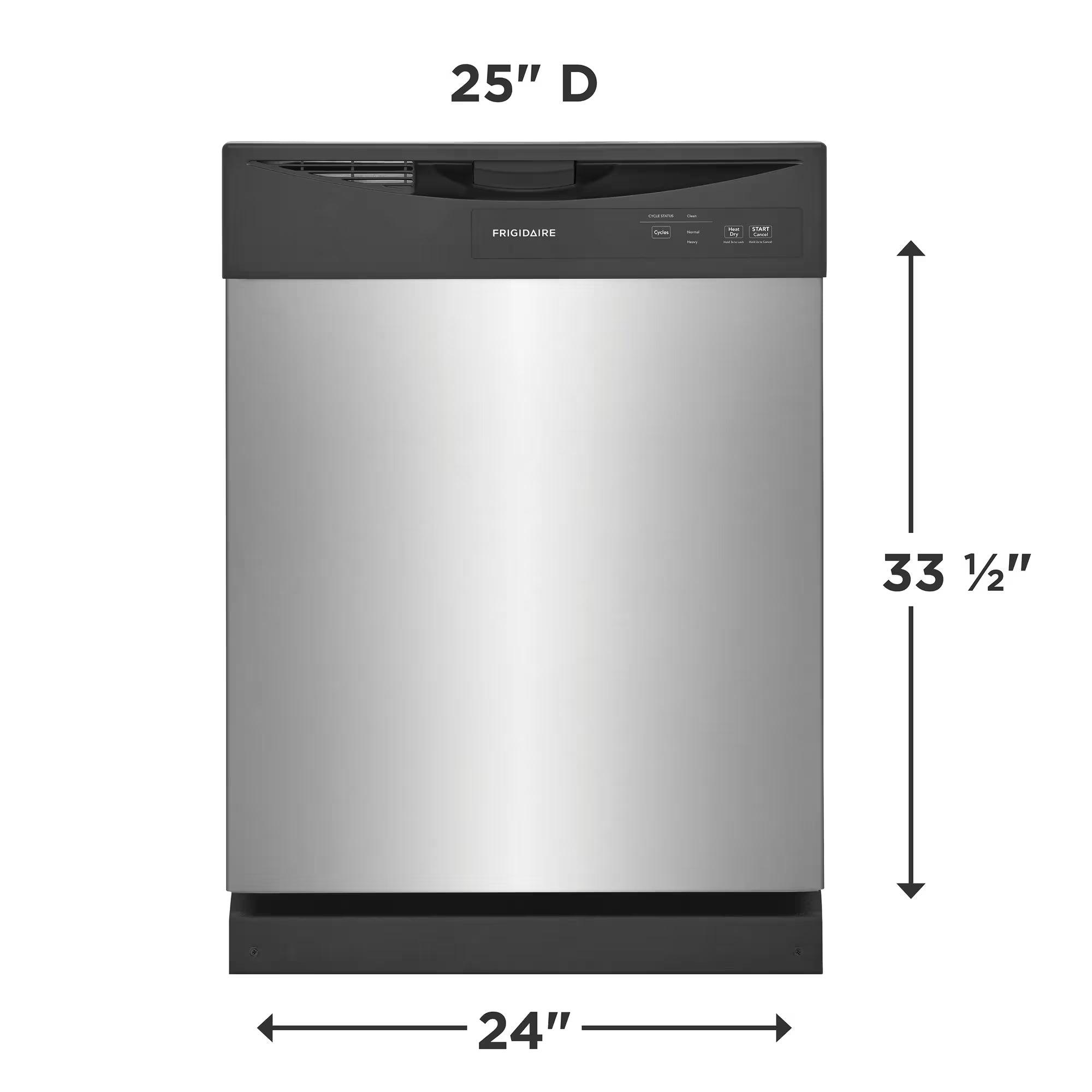 Frigidaire FDPC4221AS 24-Inch Built-In Dishwasher Stainless Steel