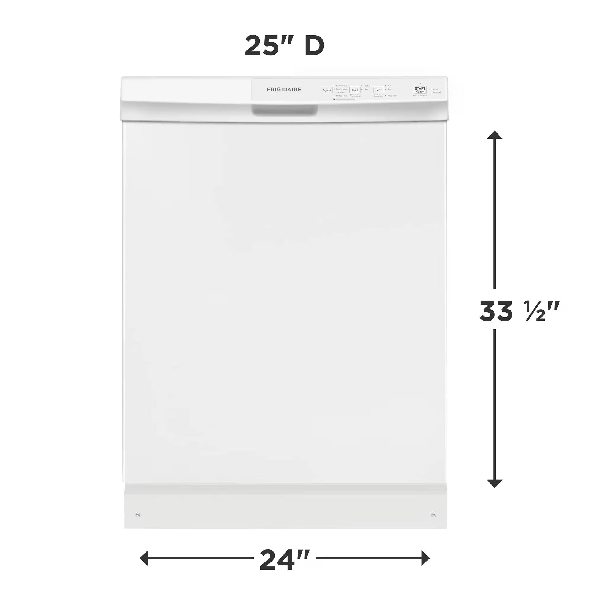 Frigidaire FDPC4314AW 24-Inch Built-In Dishwasher White
