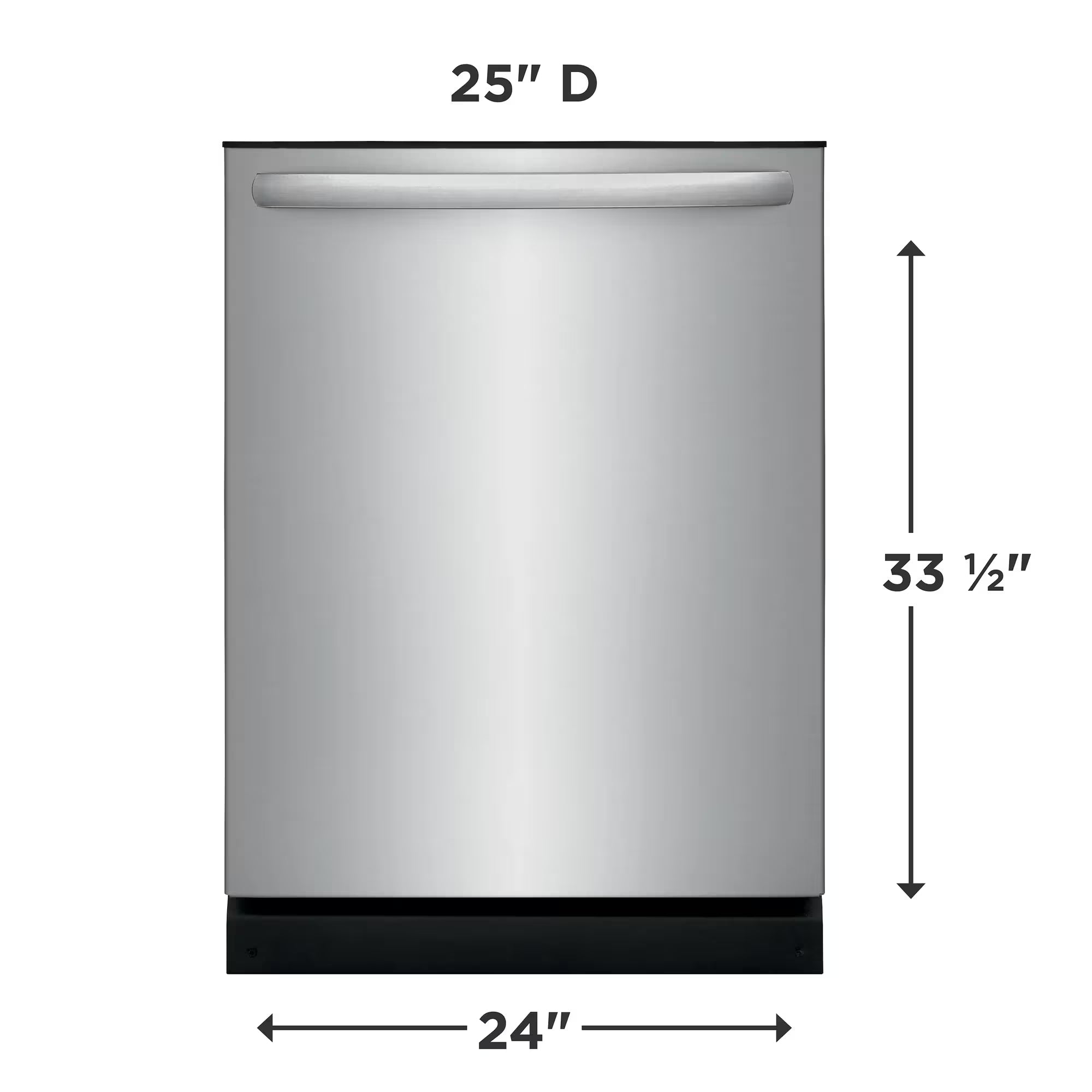 Frigidaire FDPH4316AS 24-Inch Built-In Dishwasher Stainless Steel