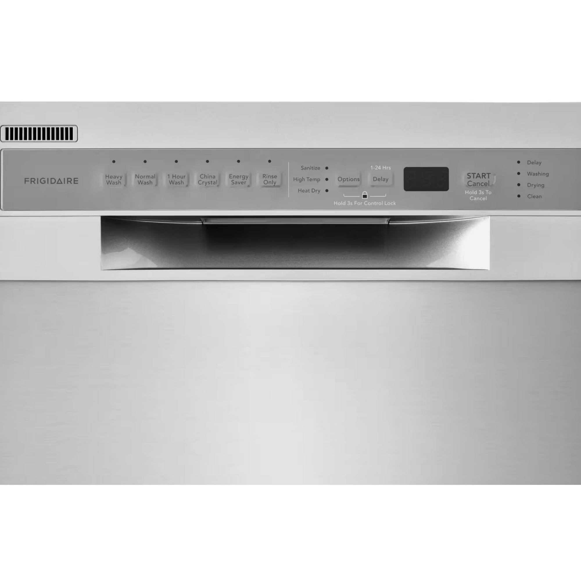 Frigidaire FFBD1831US 18-Inch Built-In Dishwasher with Sanitize Option Stainless Steel