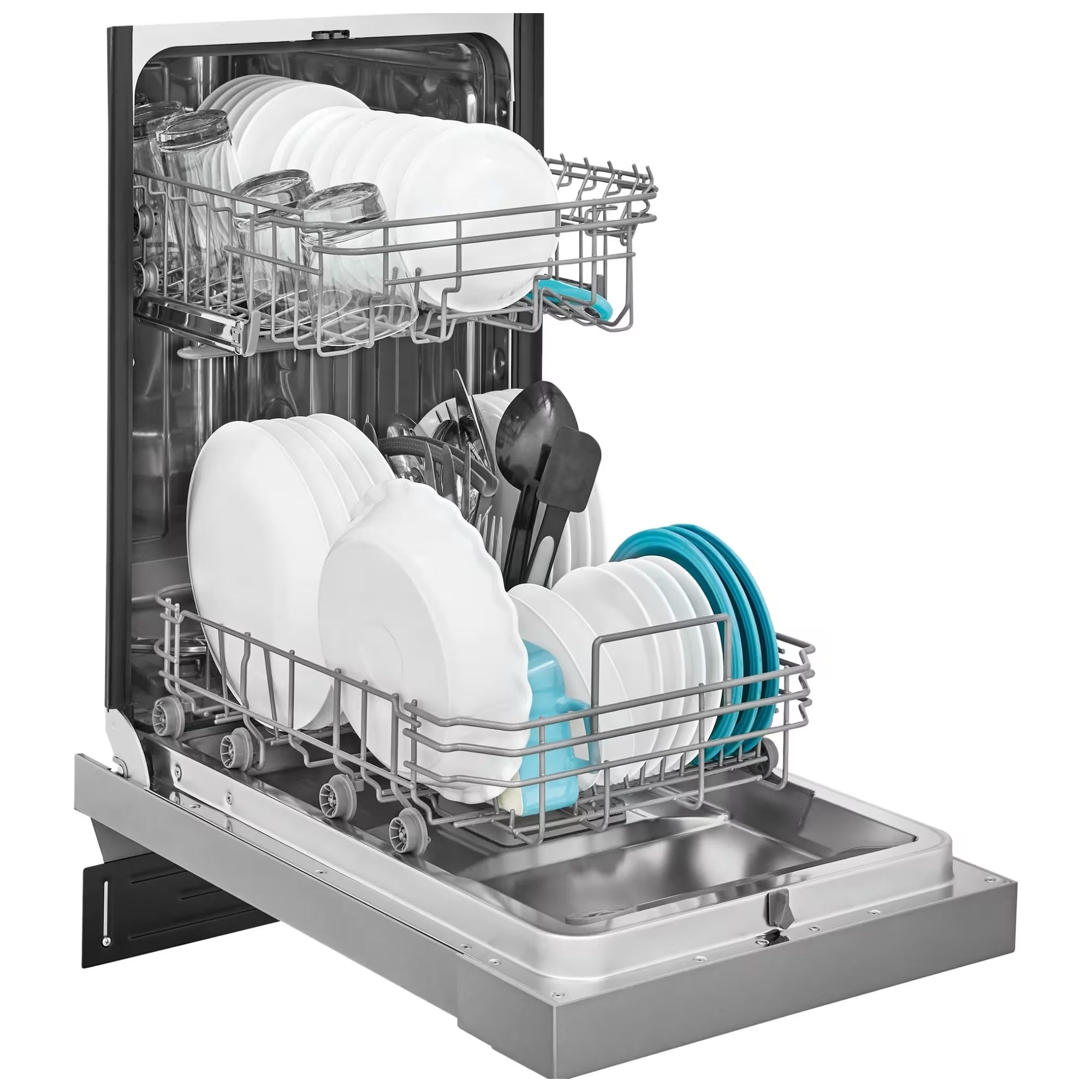 Frigidaire FFBD1831US 18-Inch Built-In Dishwasher with Sanitize Option Stainless Steel