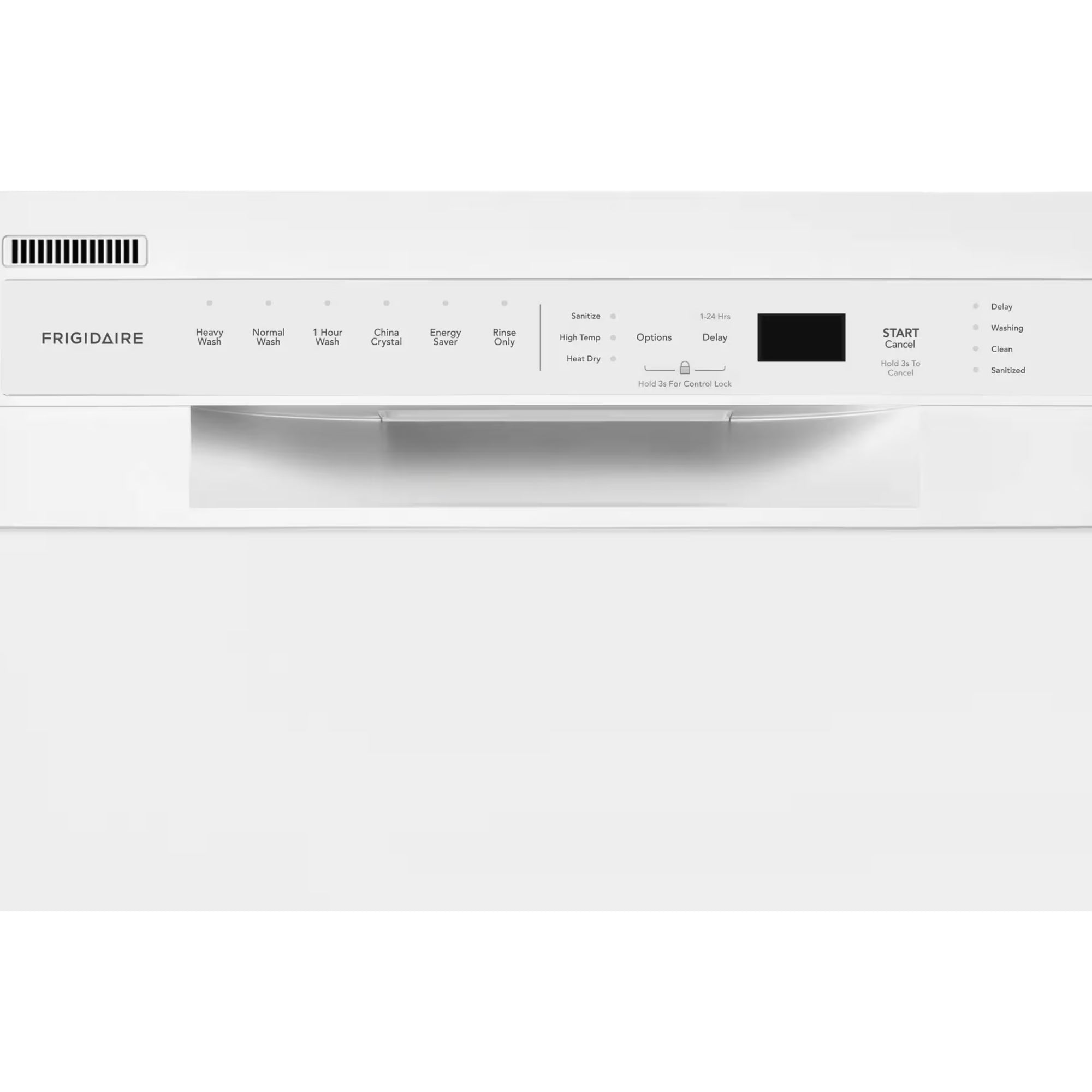 Frigidaire FFBD1831UW 18-Inch Built-In Dishwasher with Sanitize Option White