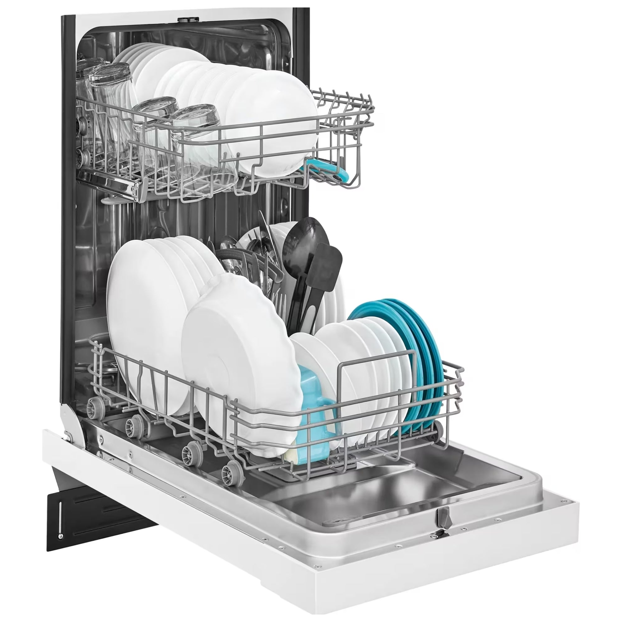 Frigidaire FFBD1831UW 18-Inch Built-In Dishwasher with Sanitize Option White