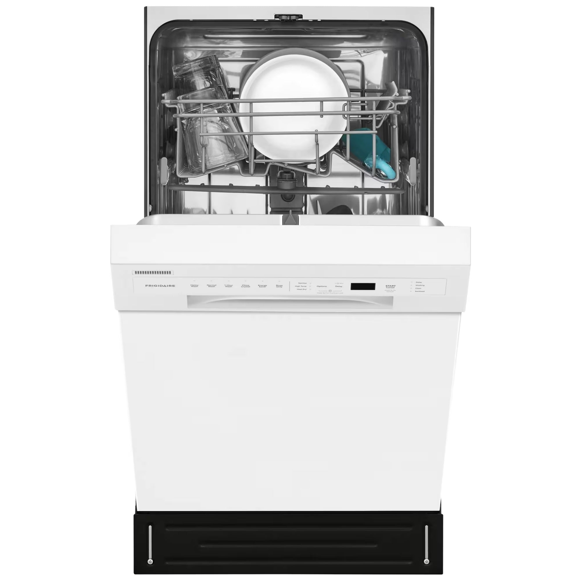 Frigidaire FFBD1831UW 18-Inch Built-In Dishwasher with Sanitize Option White