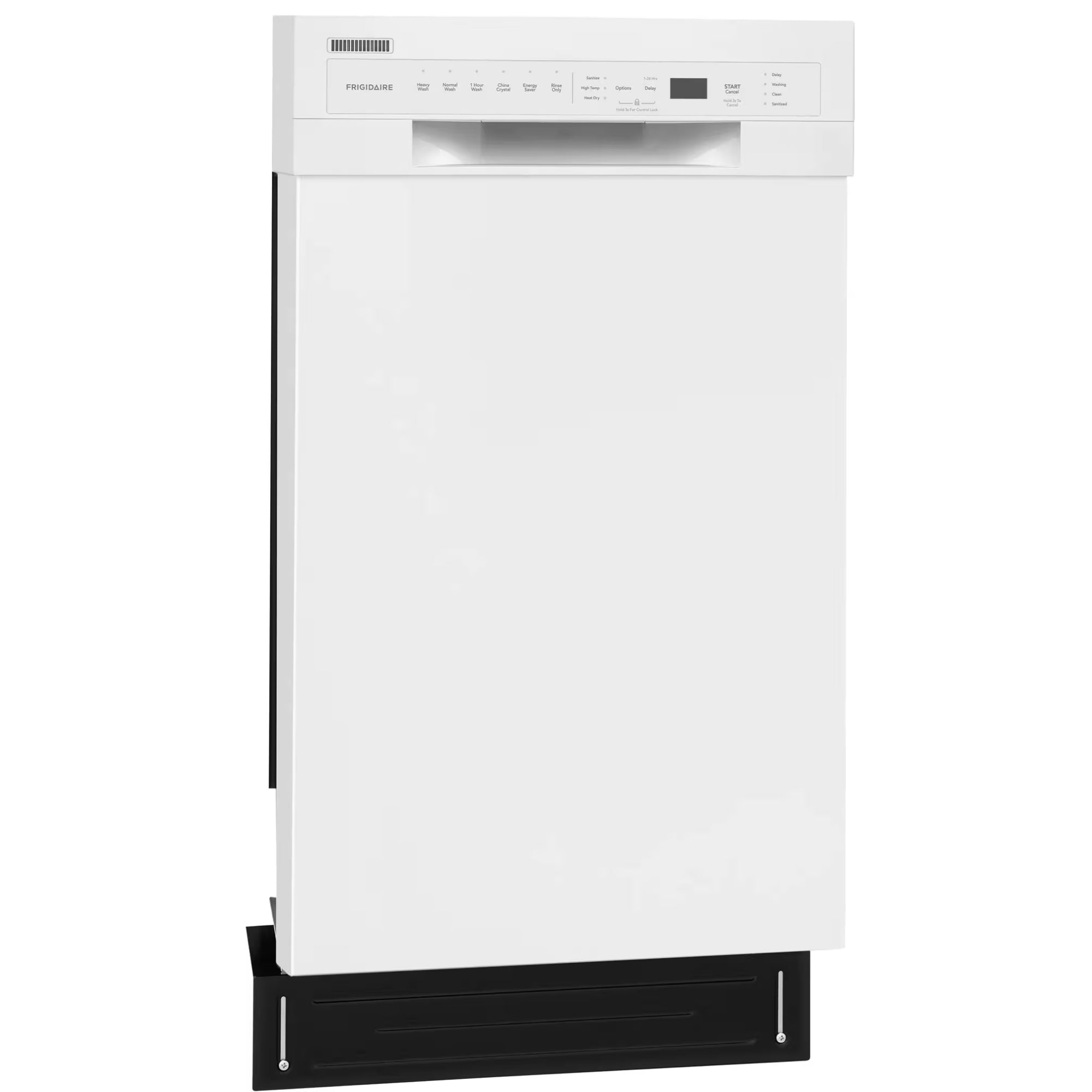 Frigidaire FFBD1831UW 18-Inch Built-In Dishwasher with Sanitize Option White