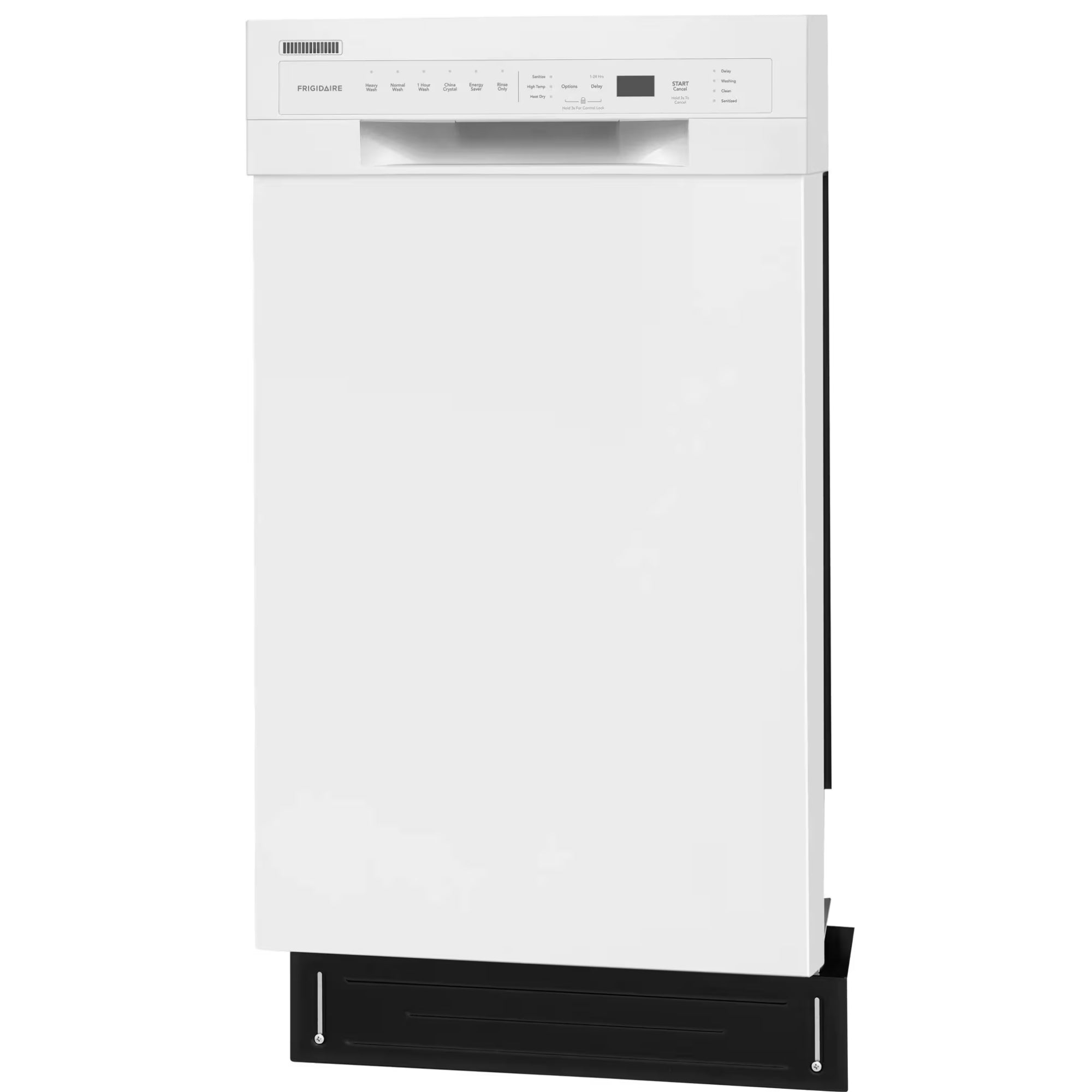 Frigidaire FFBD1831UW 18-Inch Built-In Dishwasher with Sanitize Option White