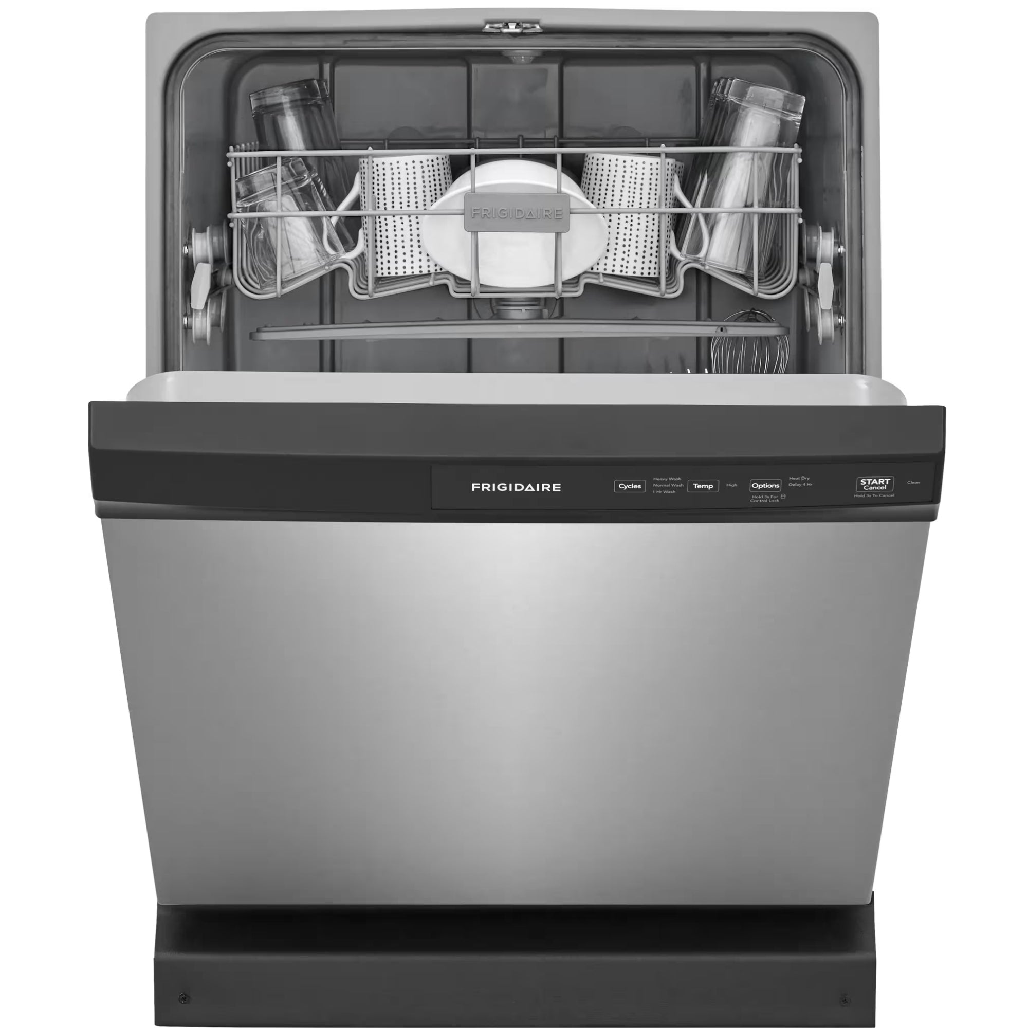 Frigidaire FFCD2413US 24-Inch Built-In Dishwasher with Advanced Drying System Stainless Steel