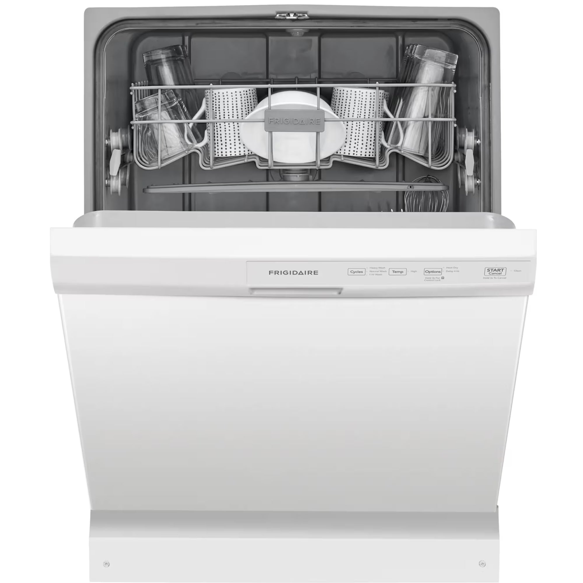 Frigidaire FFCD2413UW 24-Inch Built-In Dishwasher with Advanced Drying System White