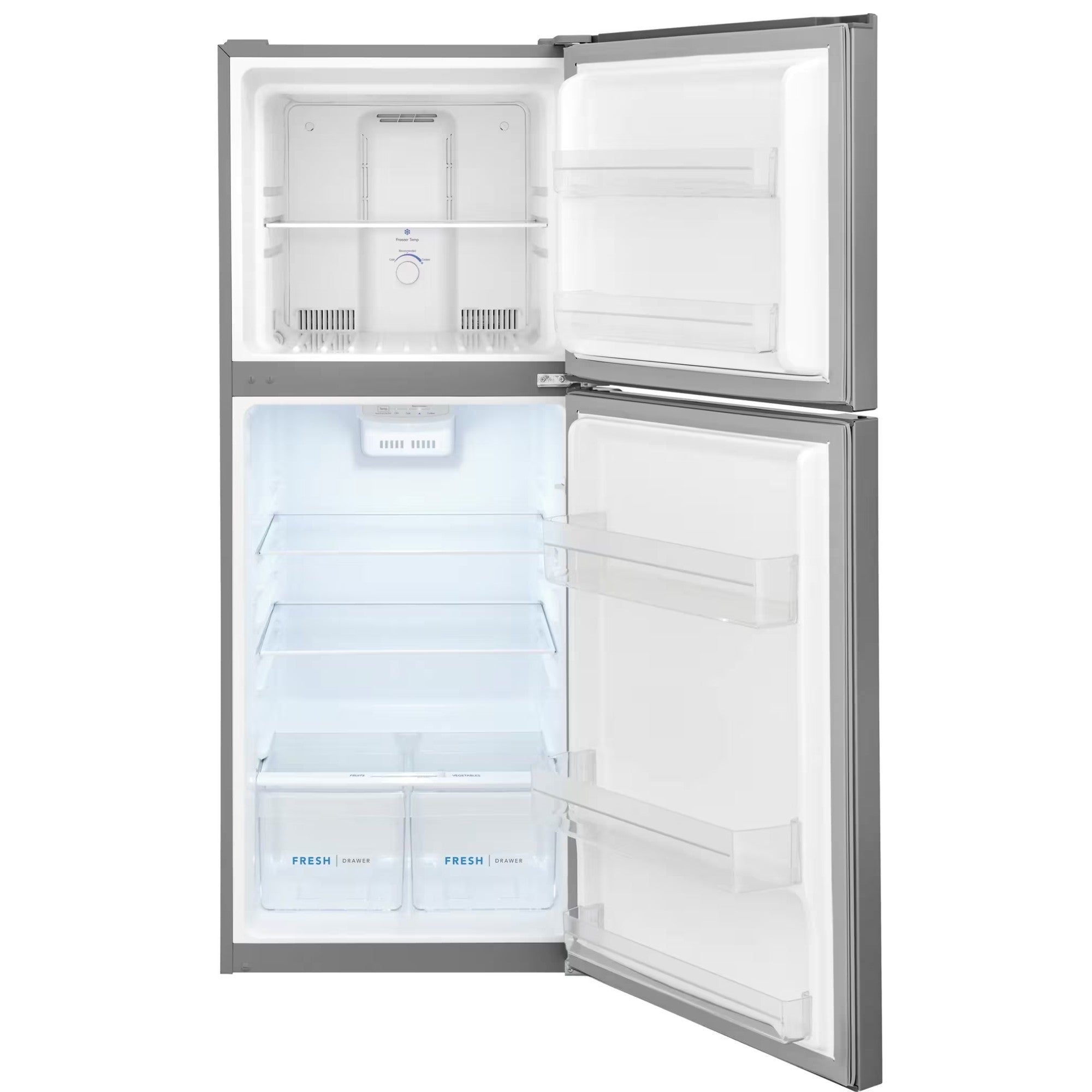 Frigidaire FFET1222UV 12 Cu. Ft. Top Freezer Apartment-Size Refrigerator