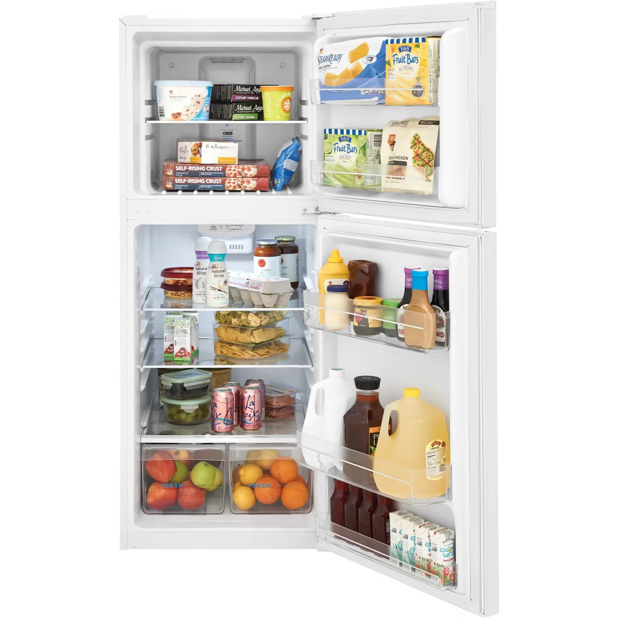 Frigidaire FFET1222UW 12 Cu. Ft. Top Freezer Apartment-Size Refrigerator