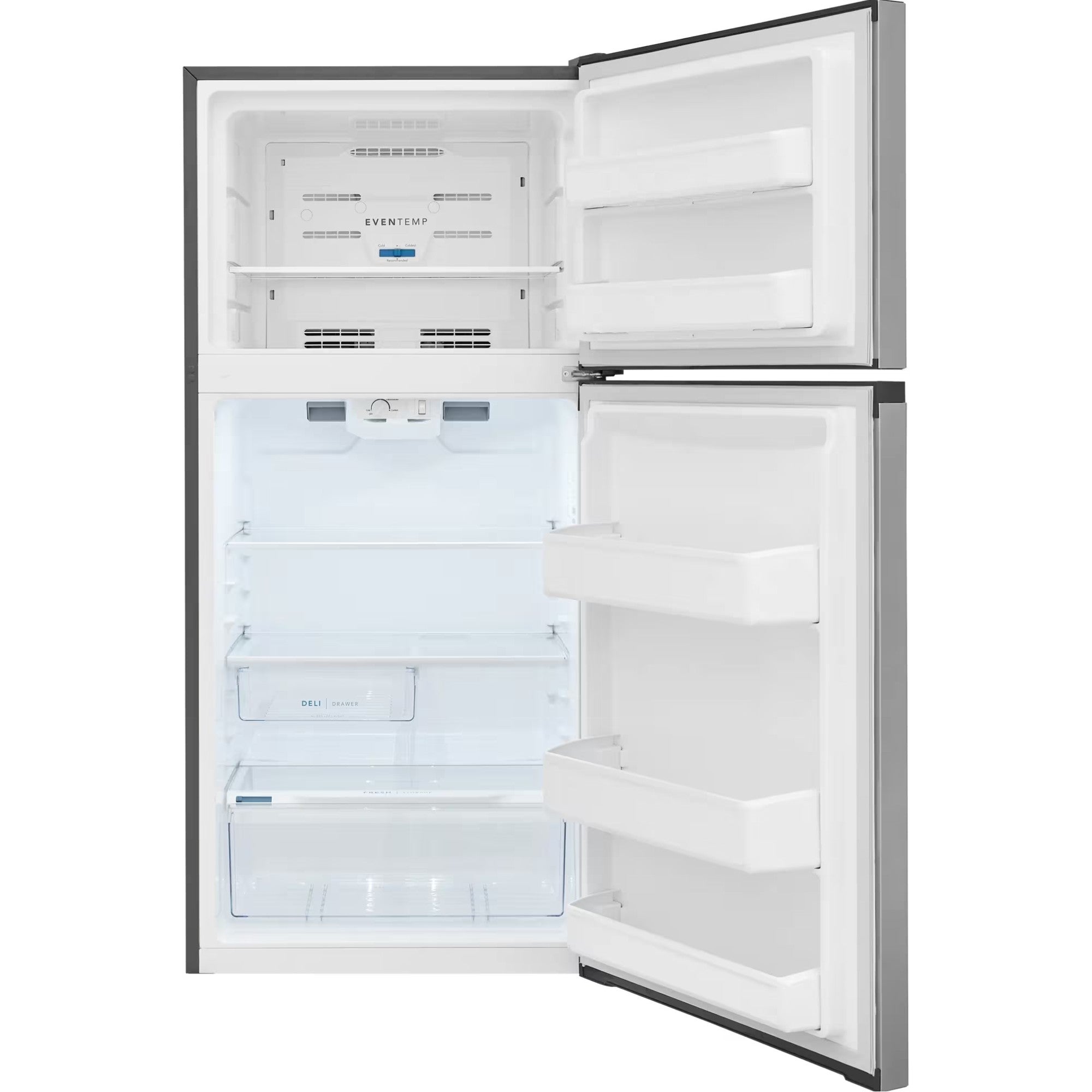 Frigidaire FFHT1425VV 28" 14 Cu. Ft. Top Freezer Refrigerator Stainless Steel