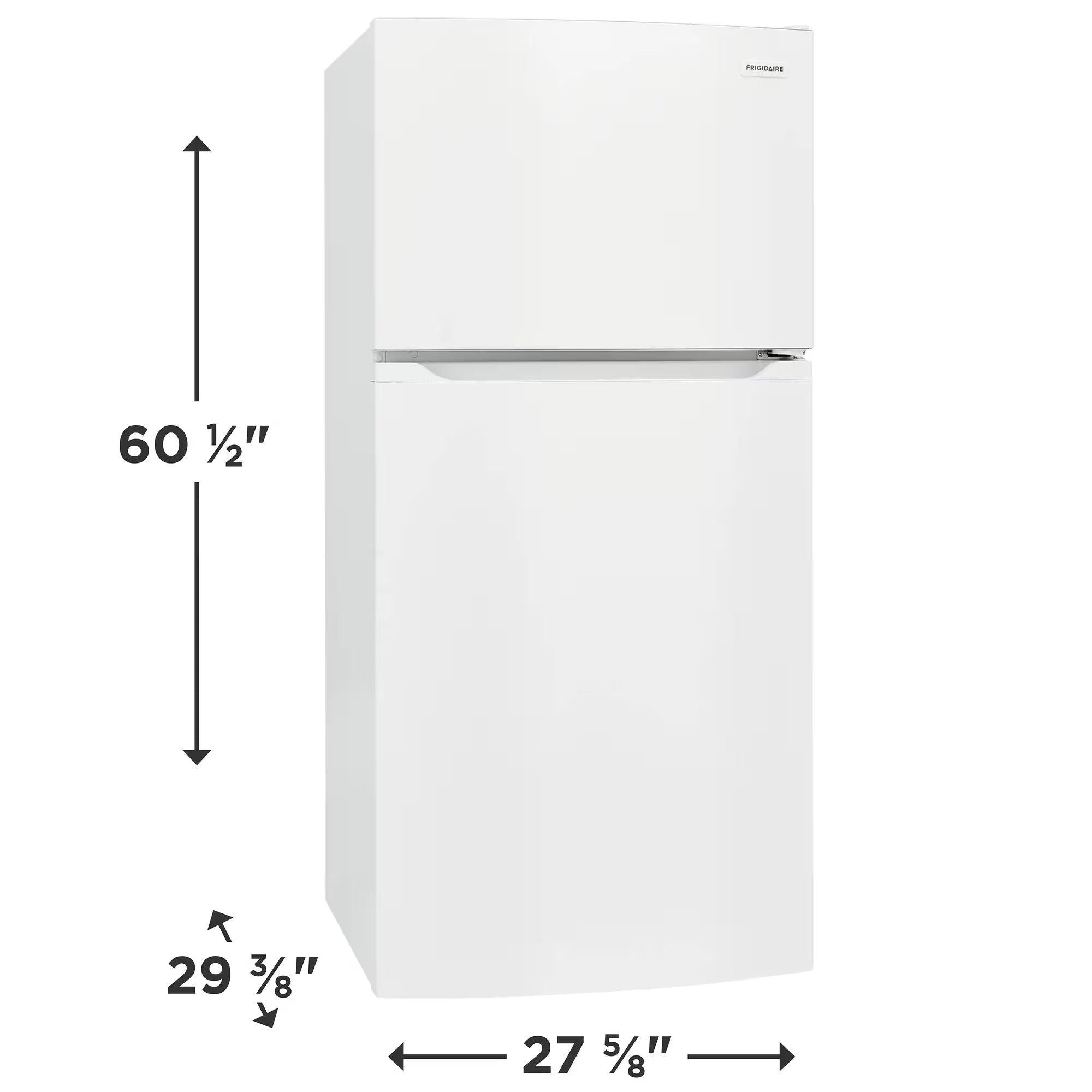 Frigidaire FFHT1425VW 28" 14 Cu. Ft. Top Freezer Refrigerator White