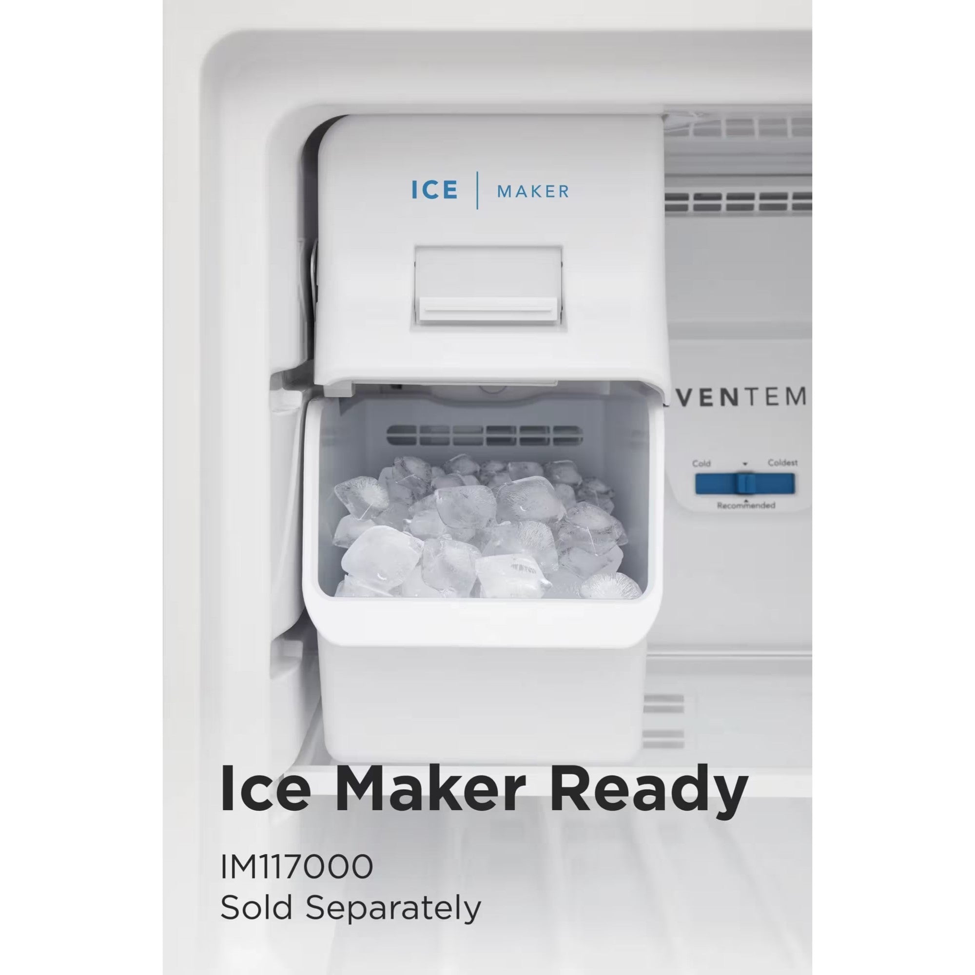 Frigidaire FFHT1425VW 28" 14 Cu. Ft. Top Freezer Refrigerator White