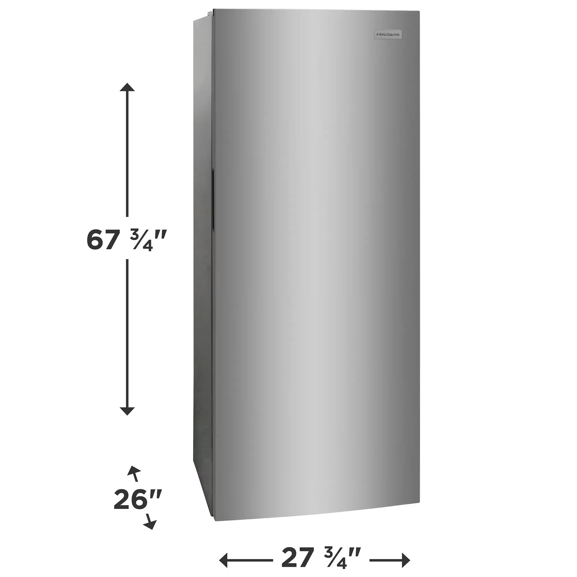 Frigidaire FFUE1326AV 13 Cu. Ft. Upright Freezer Stainless Steel