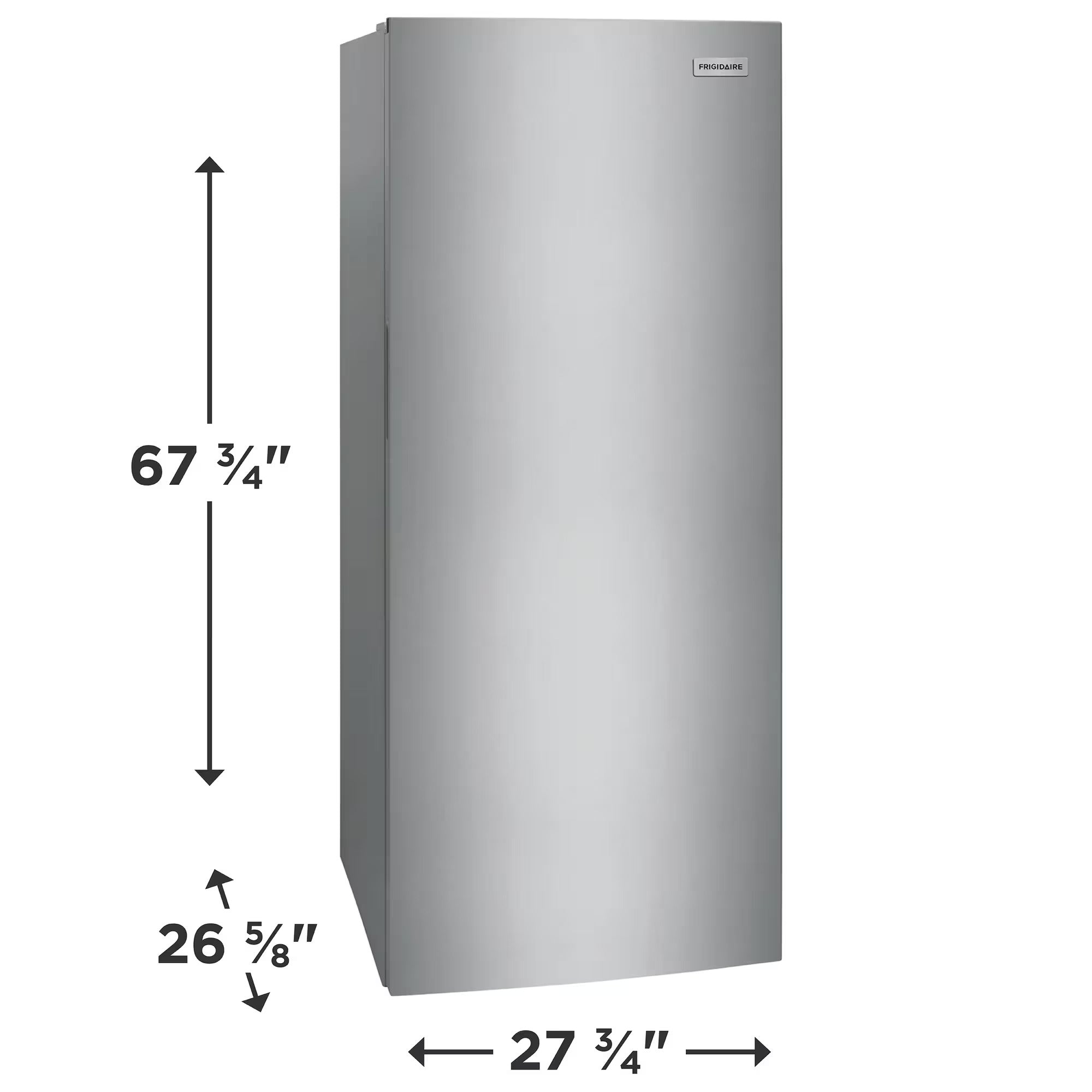 Frigidaire FFUE1626AV 16 Cu. Ft. Upright Freezer Stainless Steel