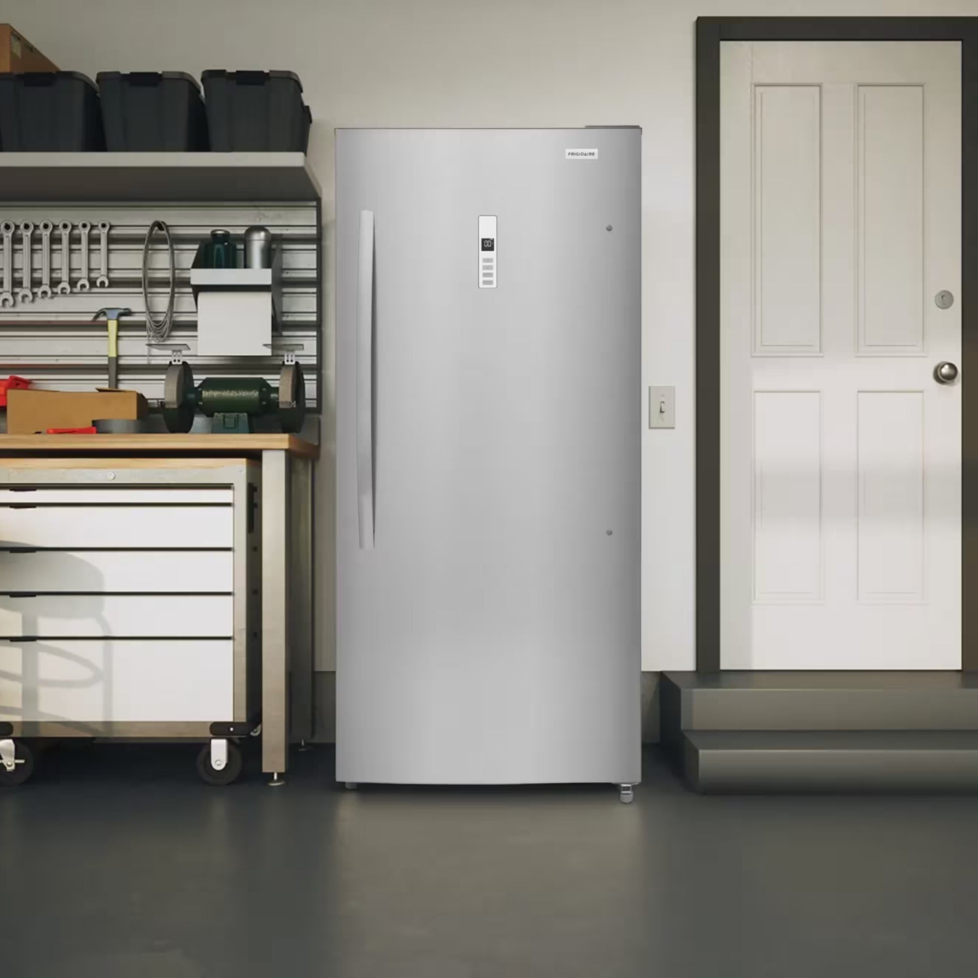 Frigidaire FFUV2136AV 21 Cu. Ft. Upright Freezer Stainless Steel