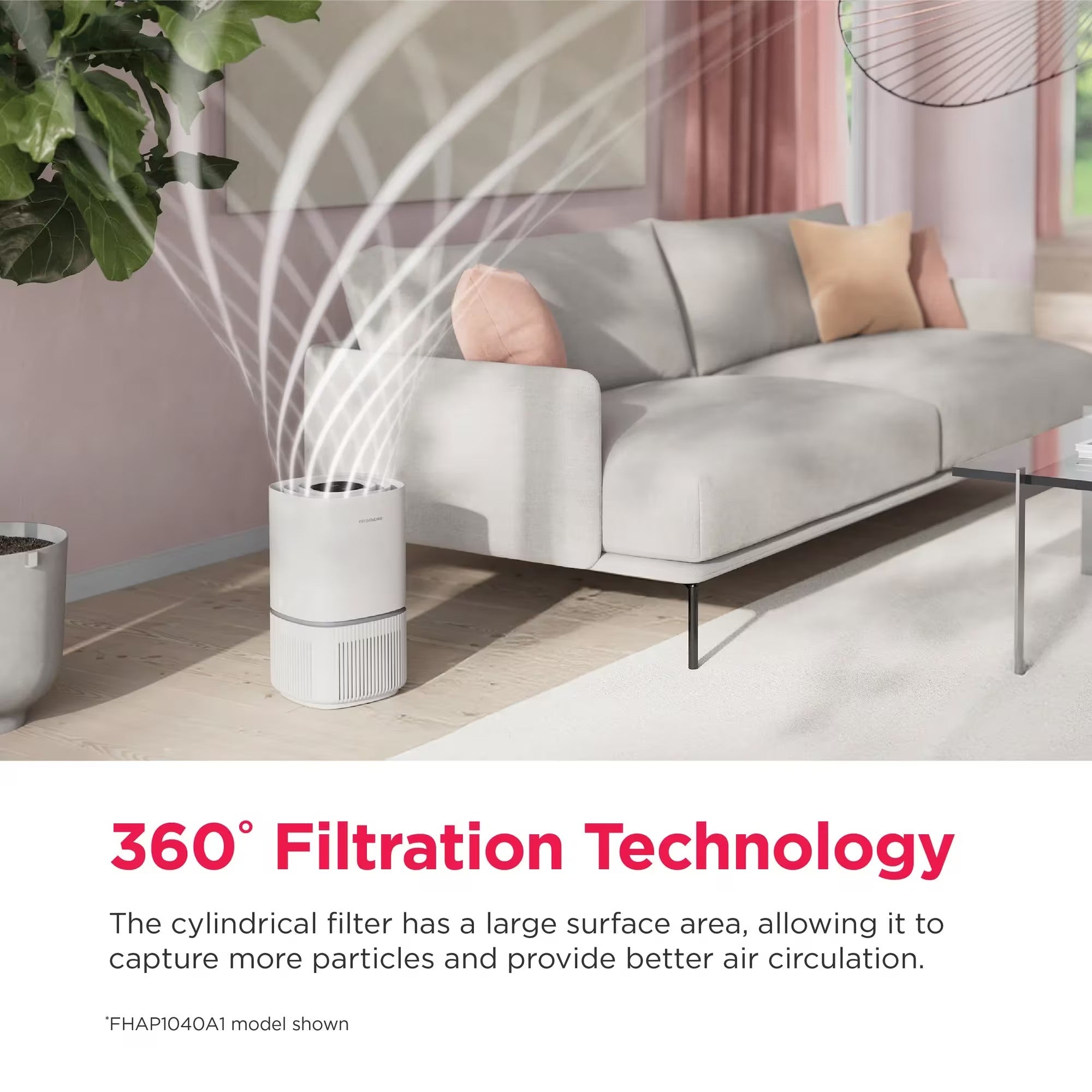 Frigidaire FHAP1040A1 Air Purifier with WiFi White