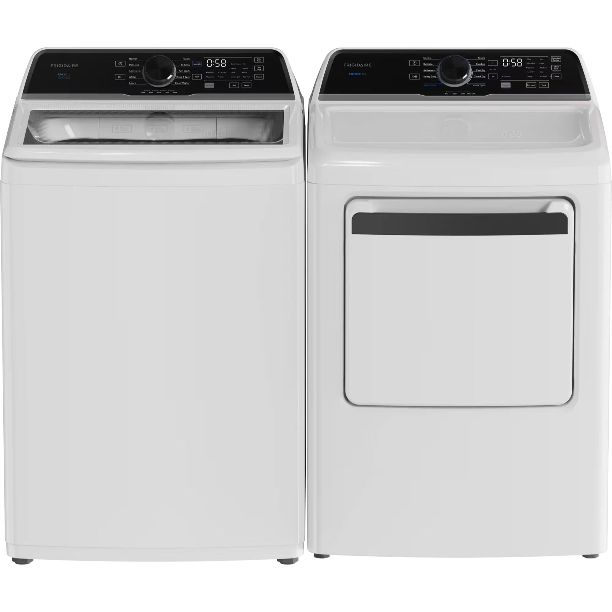 Frigidaire FLVW7523BW 5.1 Cu. Ft. I.E.C. Top Load Washer White