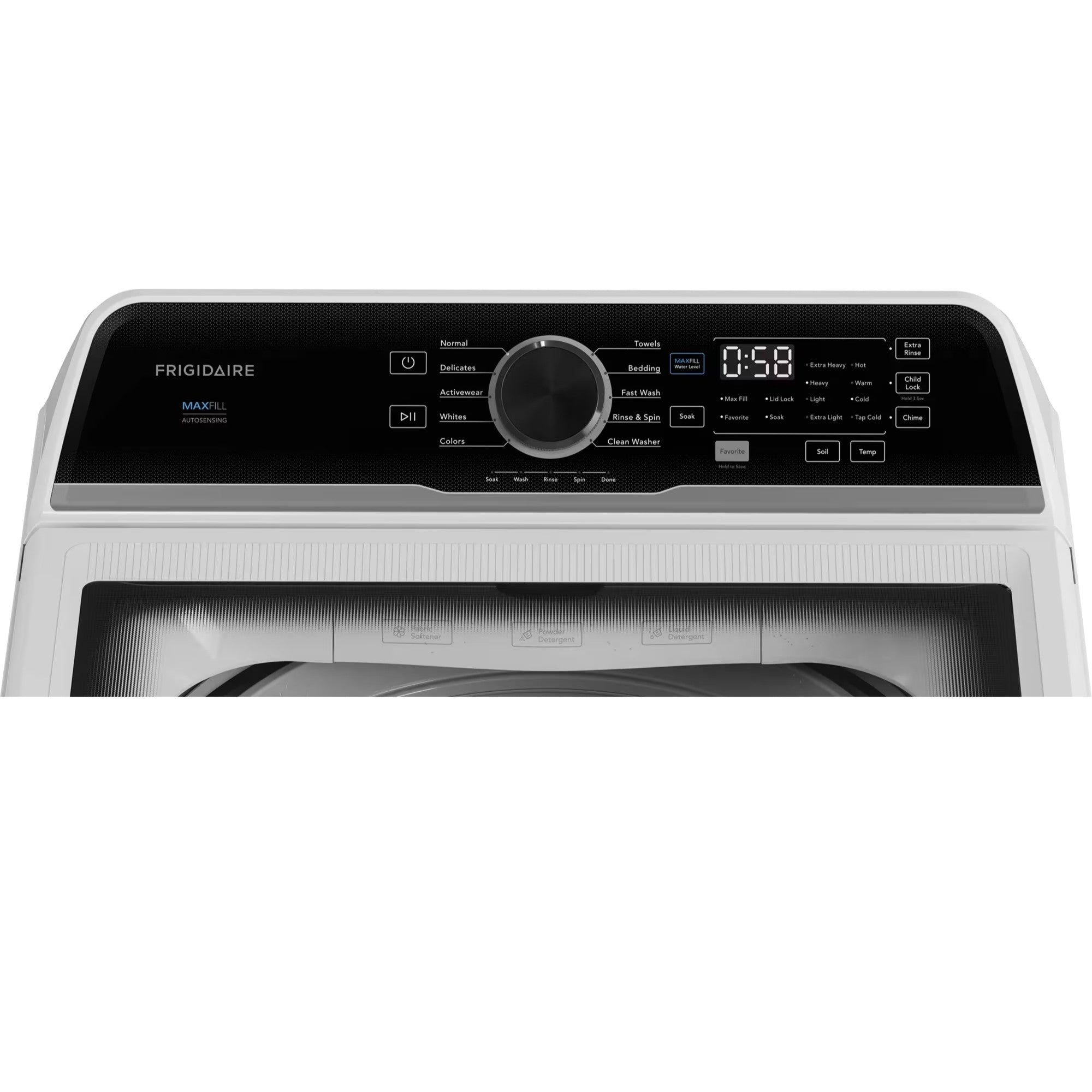 Frigidaire FLVW7523BW 5.1 Cu. Ft. I.E.C. Top Load Washer White