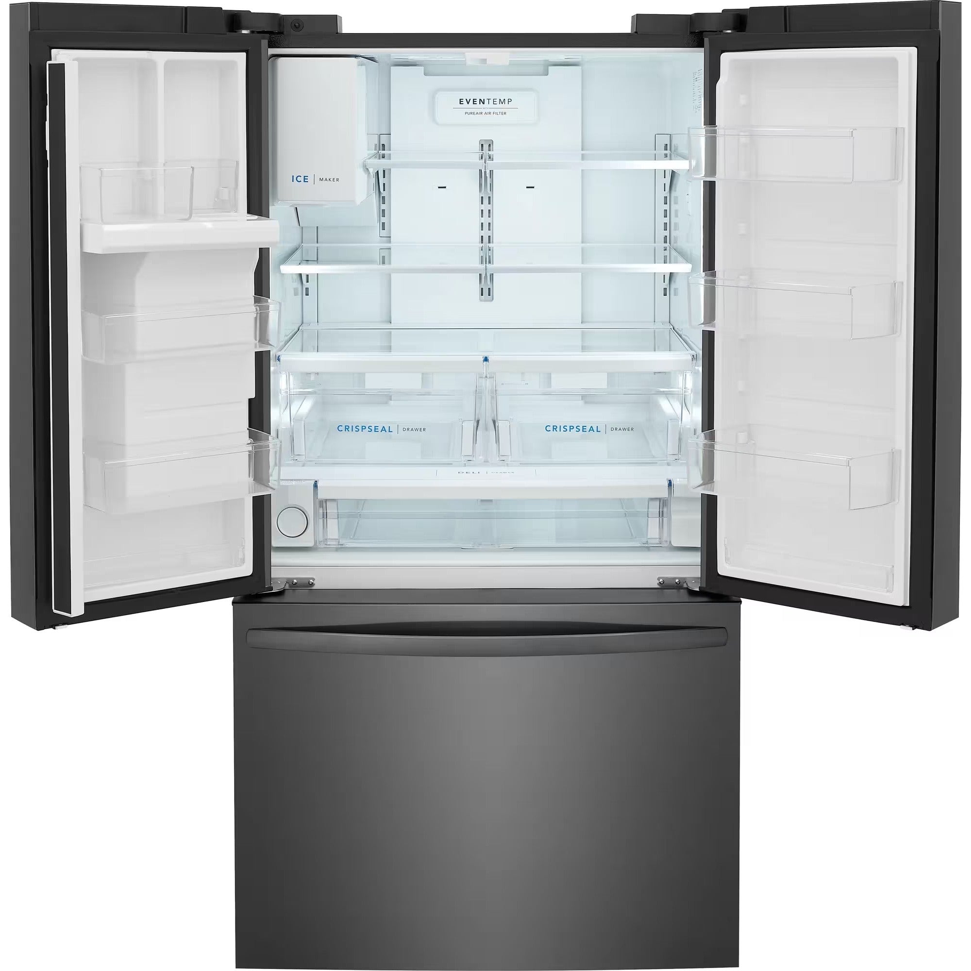 Frigidaire FRFS2823AD 36" 28 Cu. Ft. Standard-Depth French Door Refrigerator Black Stainless Steel