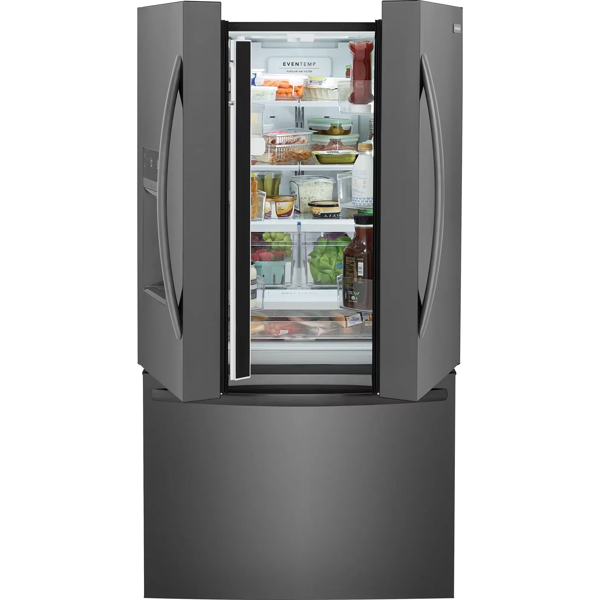 Frigidaire FRFS2823AD 36" 28 Cu. Ft. Standard-Depth French Door Refrigerator Black Stainless Steel