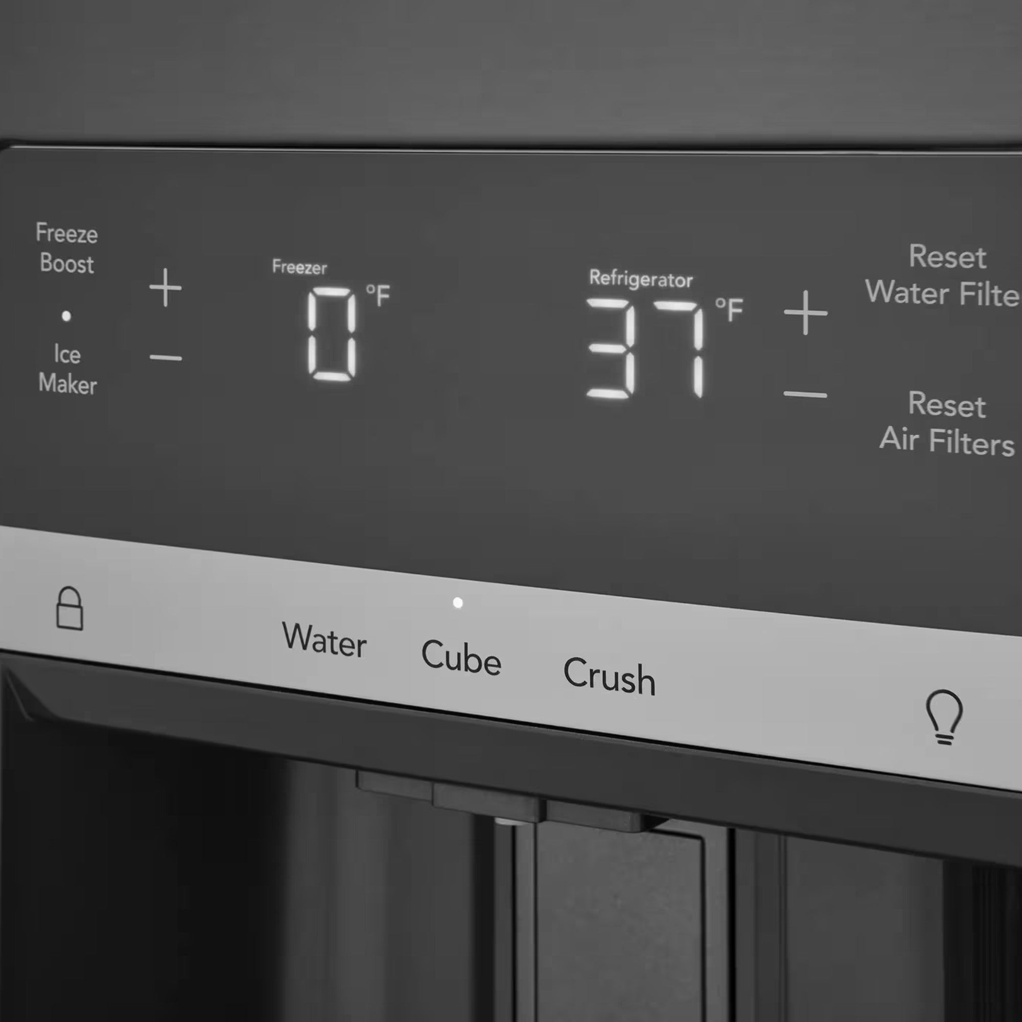 Frigidaire FRFS2823AD 36" 28 Cu. Ft. Standard-Depth French Door Refrigerator Black Stainless Steel