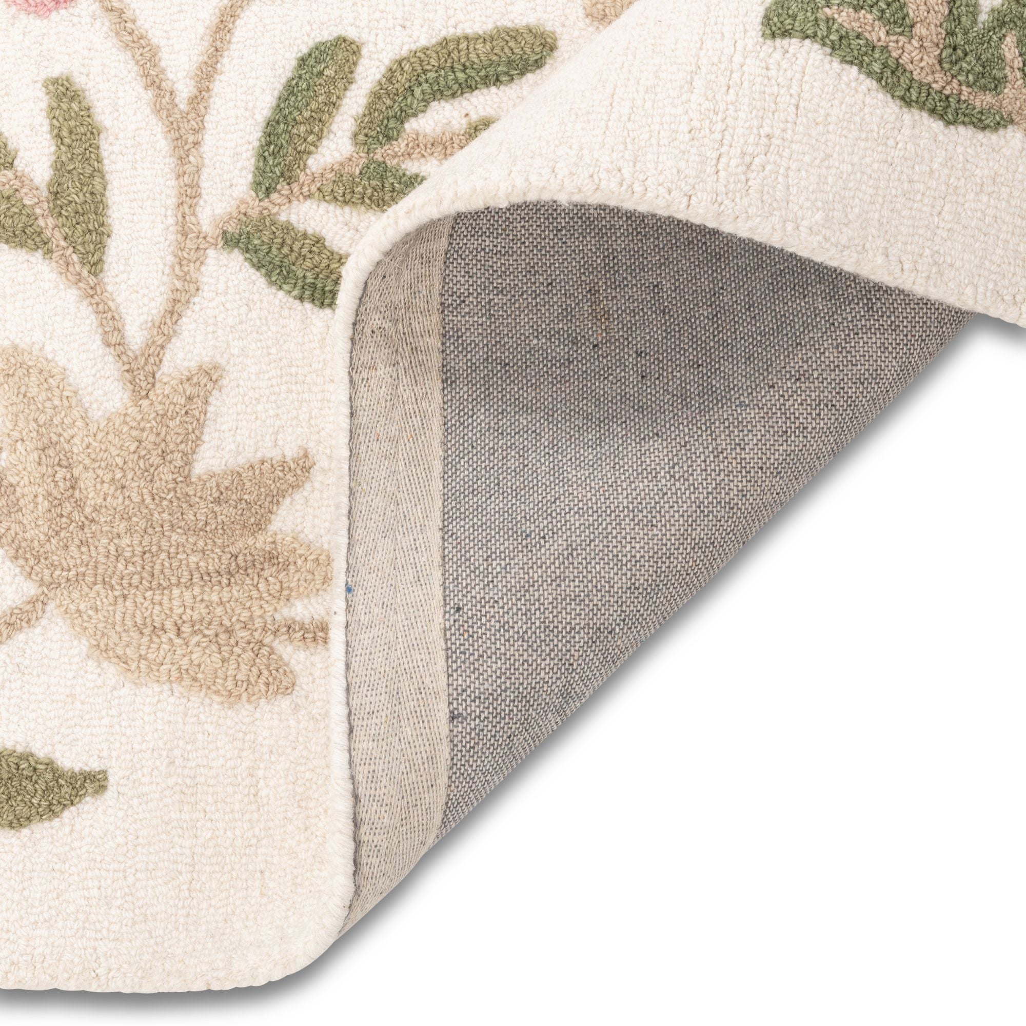 Handmade Frieda Soft Indoor Area Rug by Viana Inc with intricate patterns and plush texture, perfect for cozy indoor spaces.