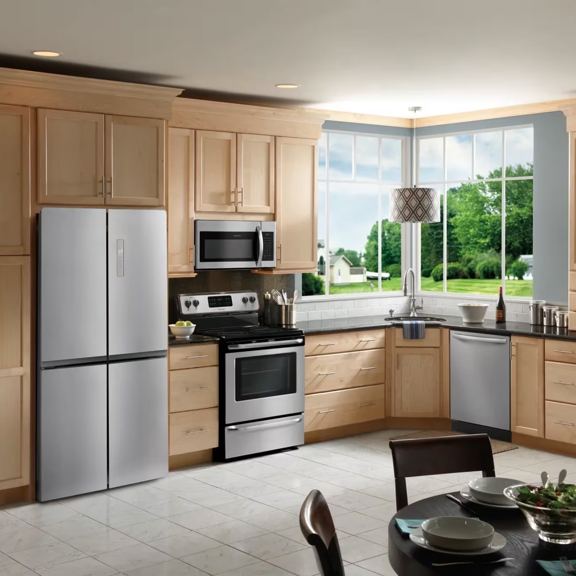 Frigidaire FRQG1721AV 17 Cu. Ft. Counter-Depth 4-Door Refrigerator