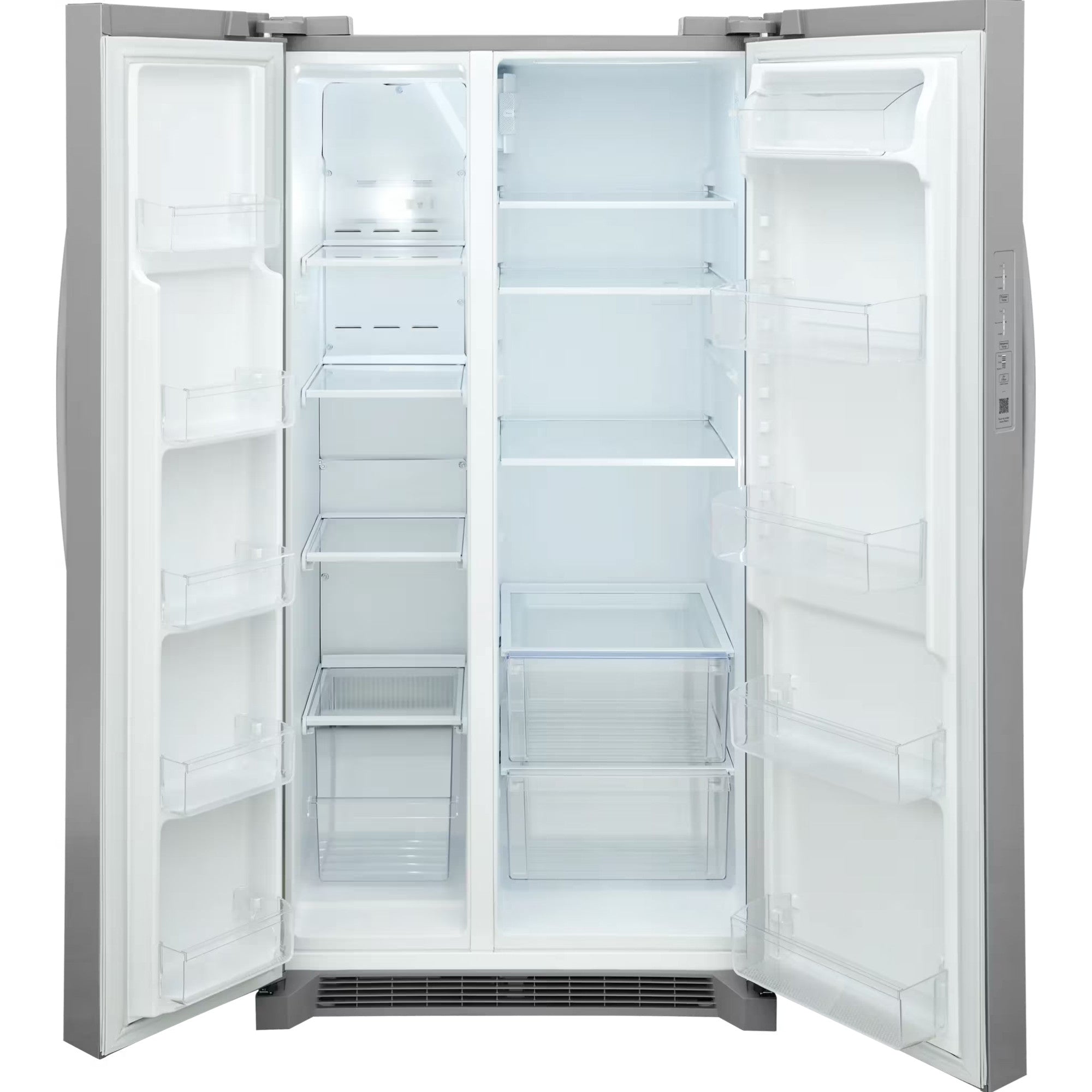 Frigidaire FRSN2610AF 36" 26 Cu. Ft. Standard-Depth Side-by-Side Refrigerator Stainless Steel