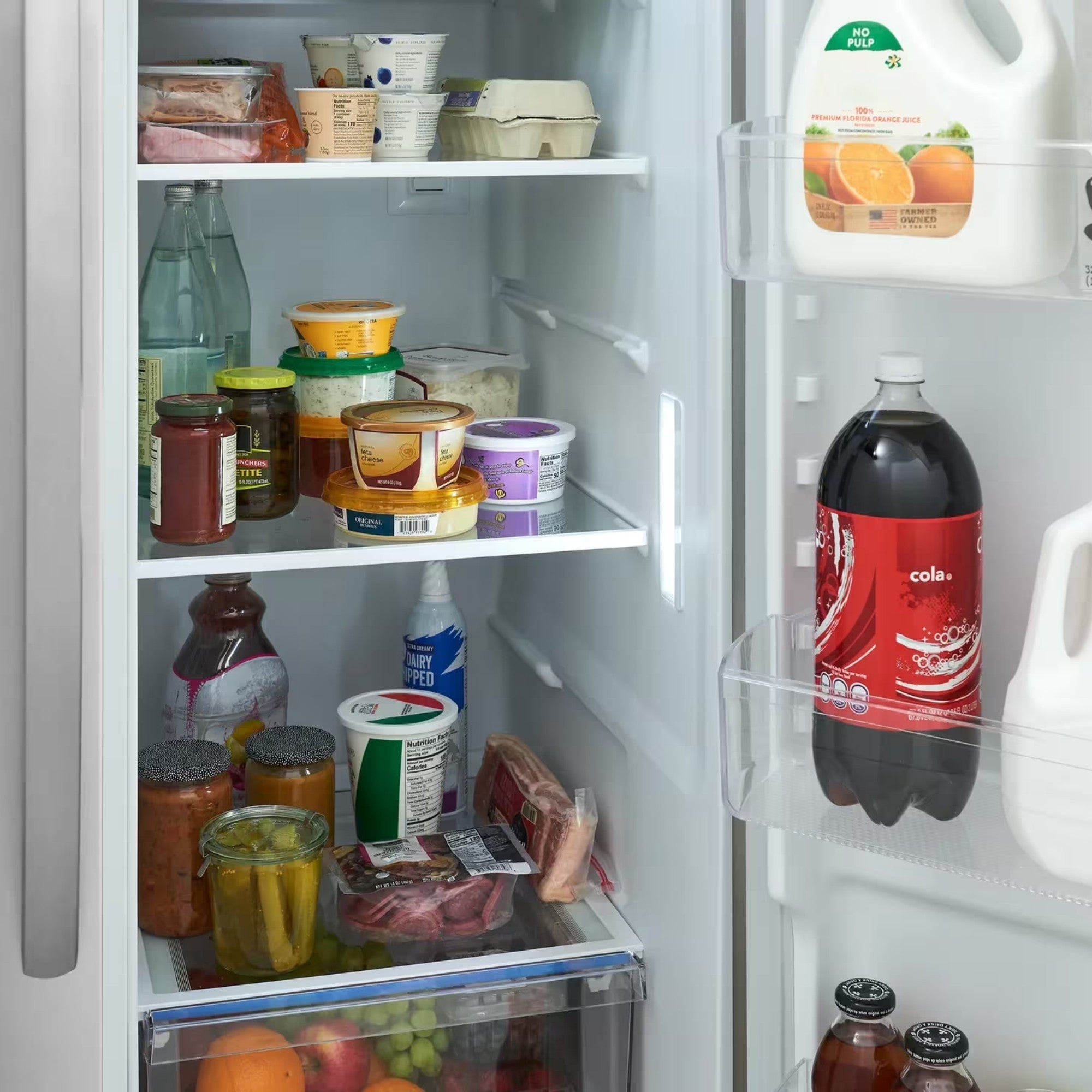 Frigidaire FRSN2610AF 36" 26 Cu. Ft. Standard-Depth Side-by-Side Refrigerator Stainless Steel