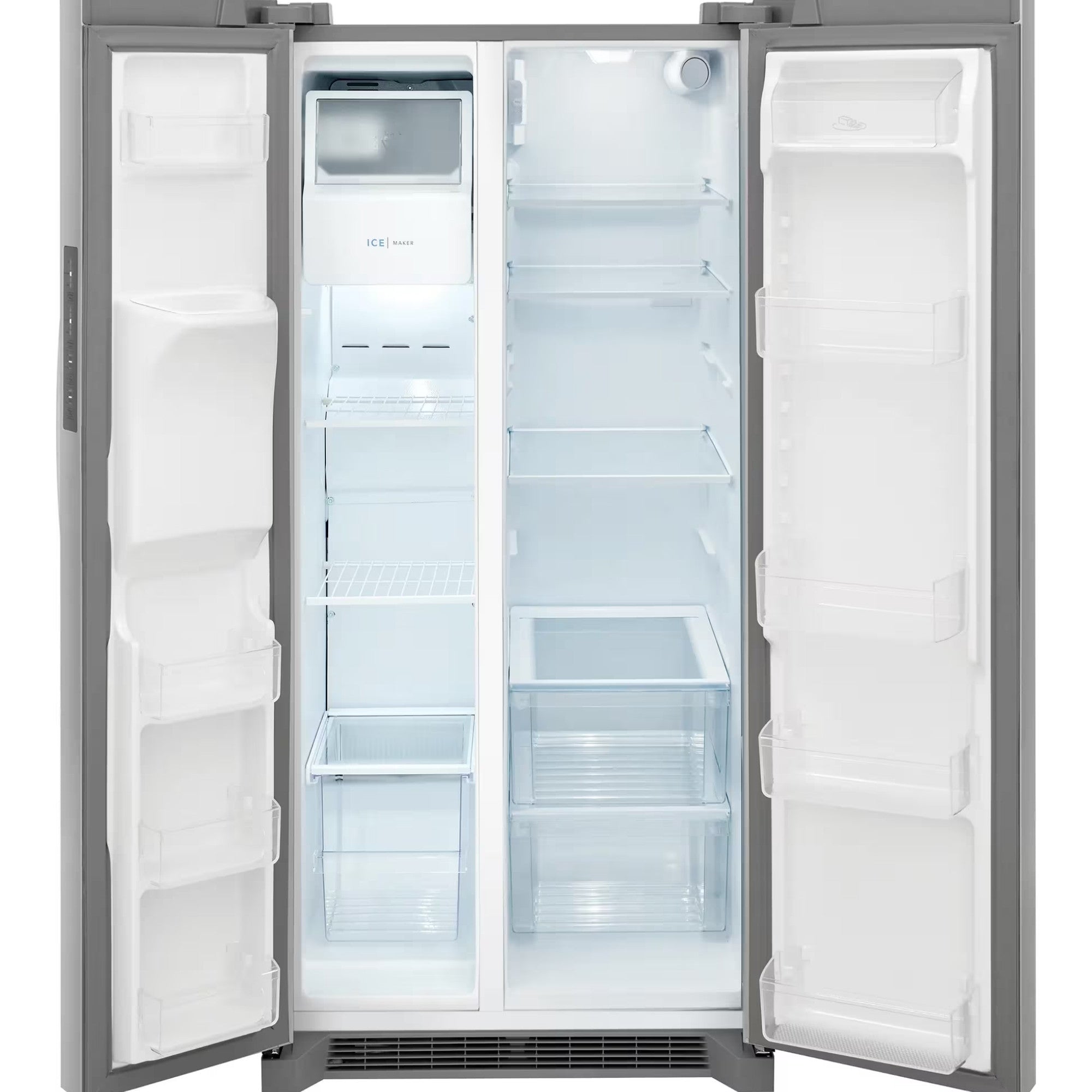 Frigidaire FRSS2323AS 33" 22 Cu. Ft. Standard Depth Side-by-Side Refrigerator Stainless Steel