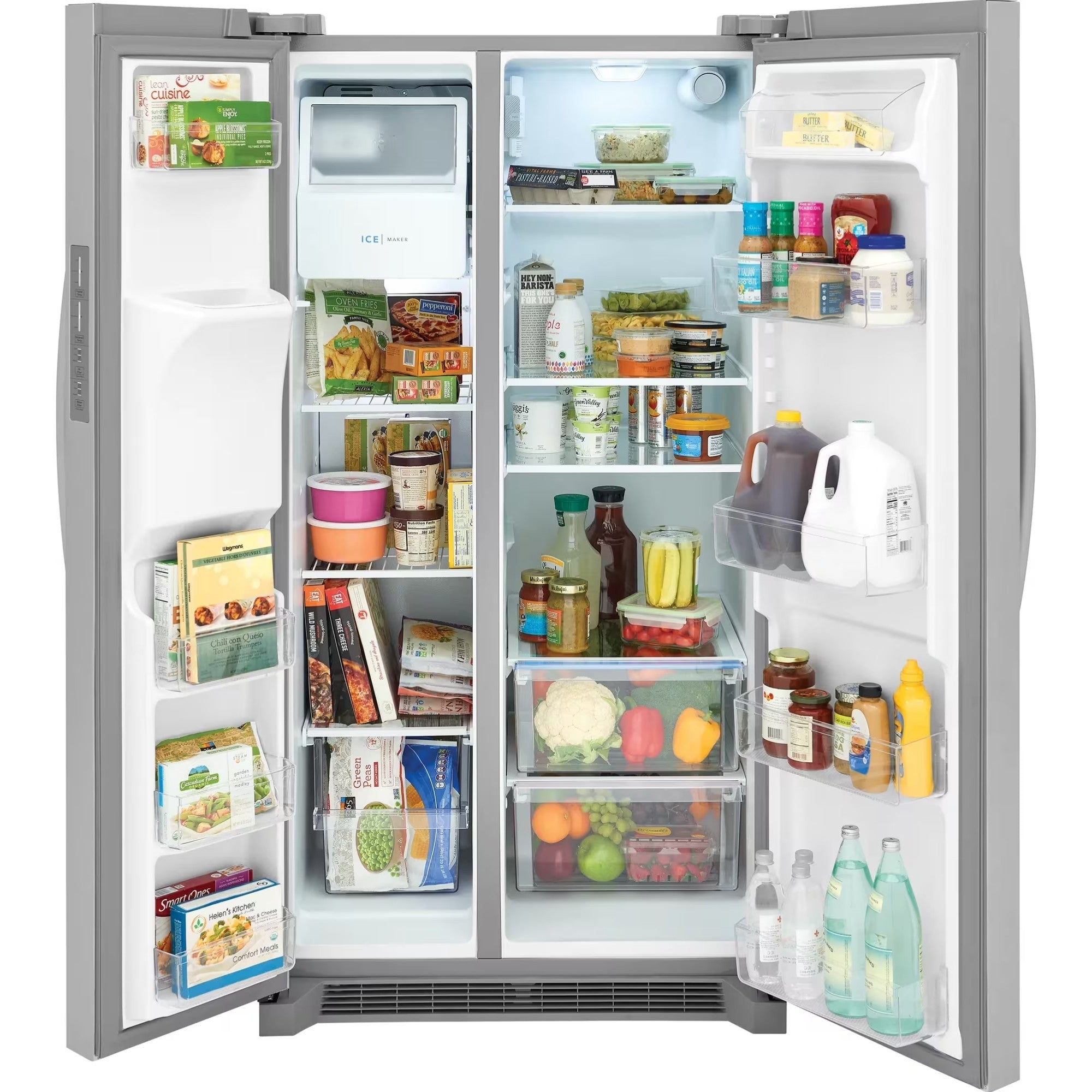 Frigidaire FRSS2623AS 36" 26 Cu. Ft.  Standard Depth Side-by-Side Refrigerator Stainless Steel