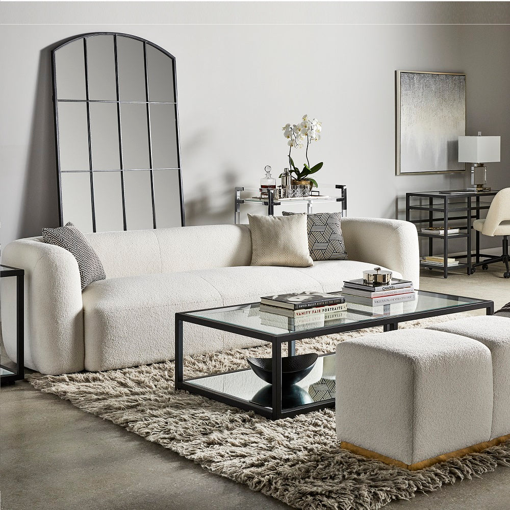 Fabian Black Coffee Table - Rectangular.