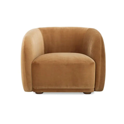 Moe's Home Faye Collection Accent Chair Tan Faux Mohair | CastleUp Experience Centre Online Furniture