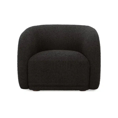 Moe's Home Faye Collection Accent Chair Black Boucle | CastleUp Experience Centre Online Furniture