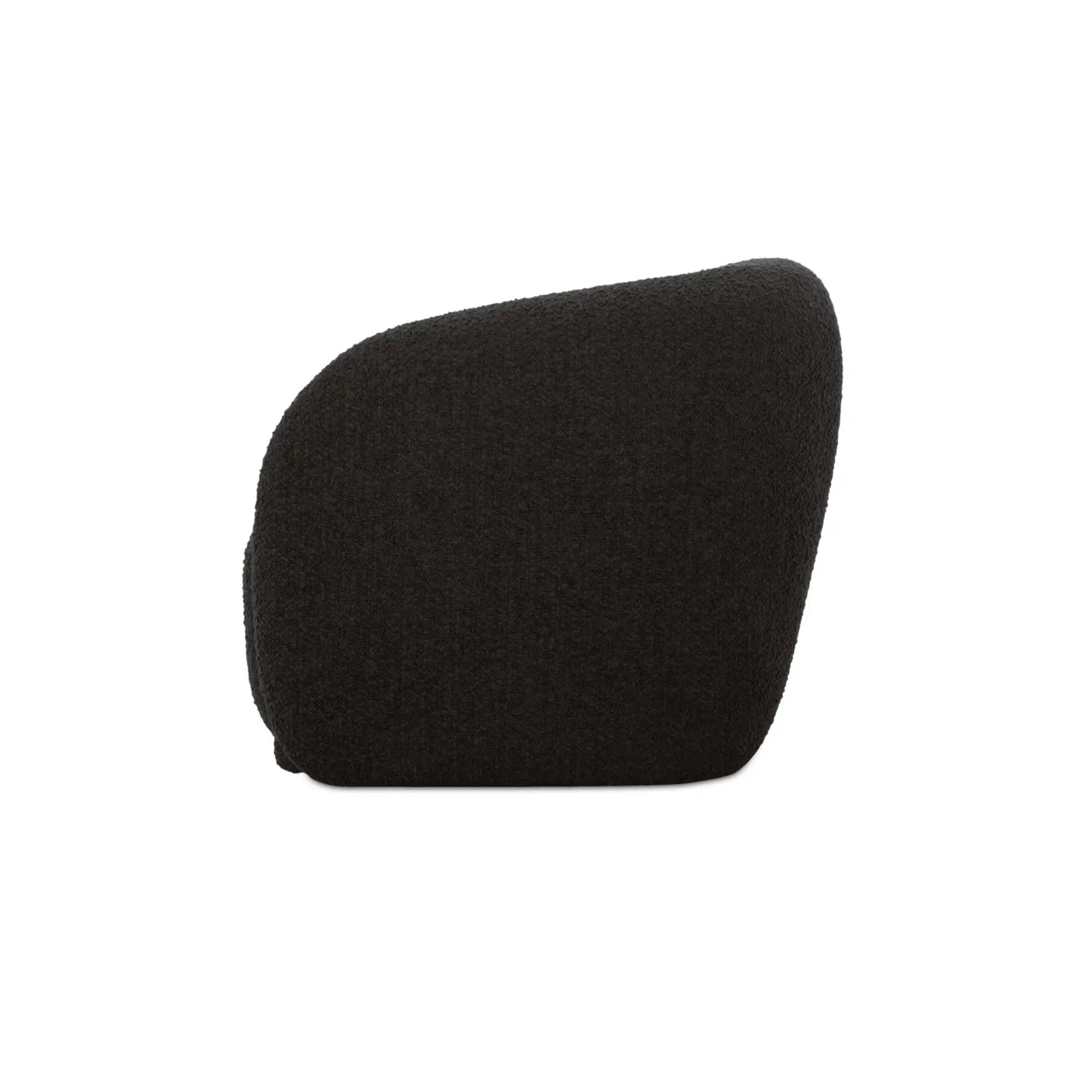 Moe's Home Faye Collection Accent Chair Black Boucle | CastleUp Experience Centre Online Furniture