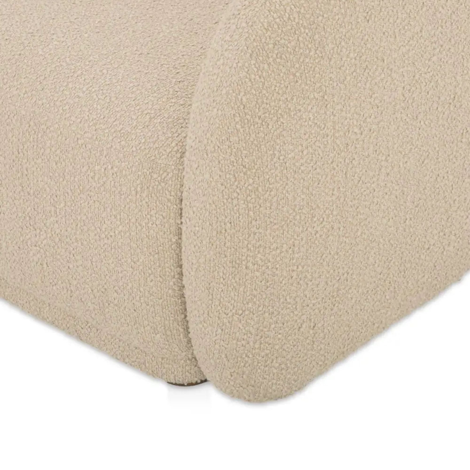 Moe's Home Faye Collection Accent Chair Beige Boucle | CastleUp Experience Centre Online Furniture