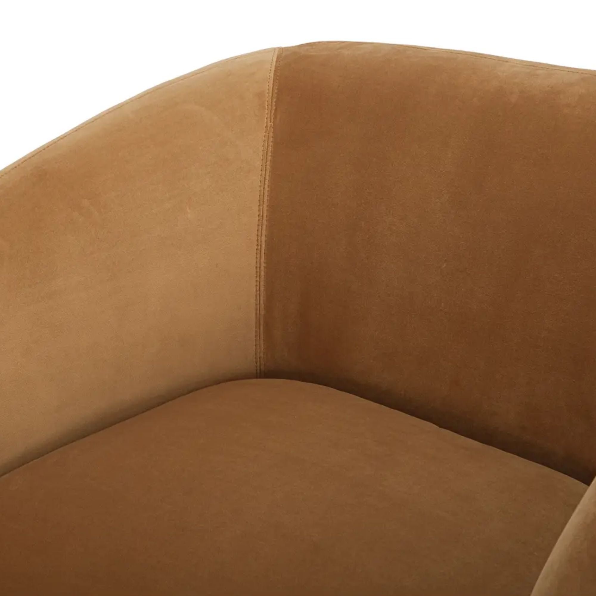 Moe's Home Faye Collection Accent Chair Tan Faux Mohair | CastleUp Experience Centre Online Furniture