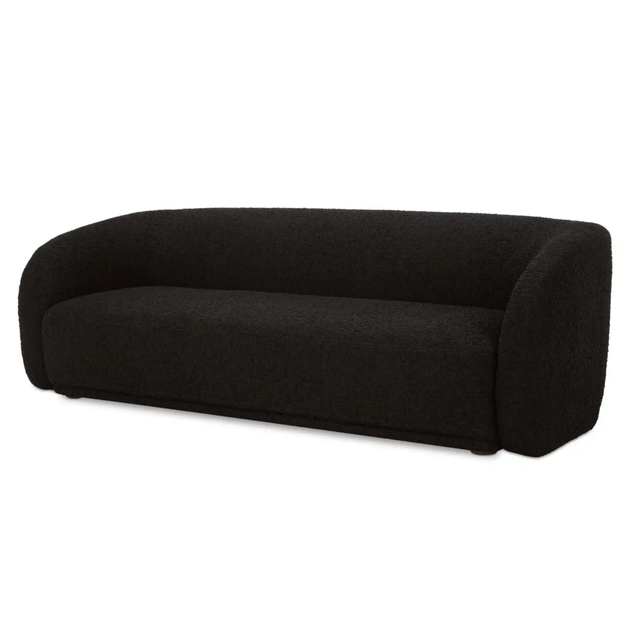 Moe's Home Faye Collection Sofa Black Boucle | CastleUp Experience Centre Online Furniture