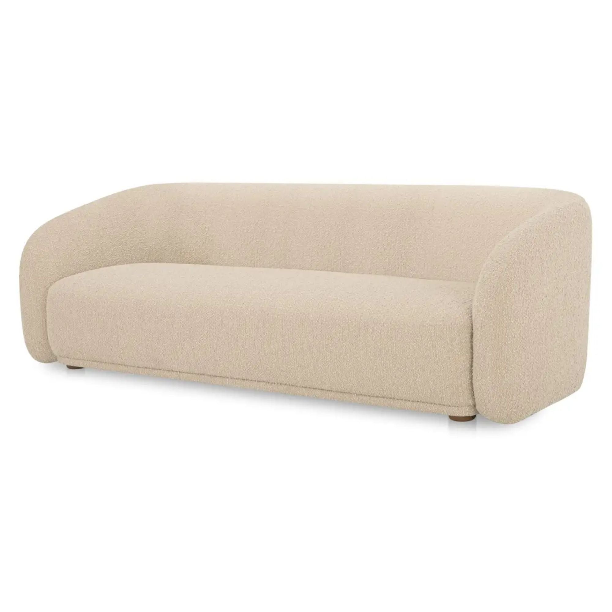 Moe's Home Faye Collection Sofa Beige Boucle | CastleUp Experience Centre Online Furniture