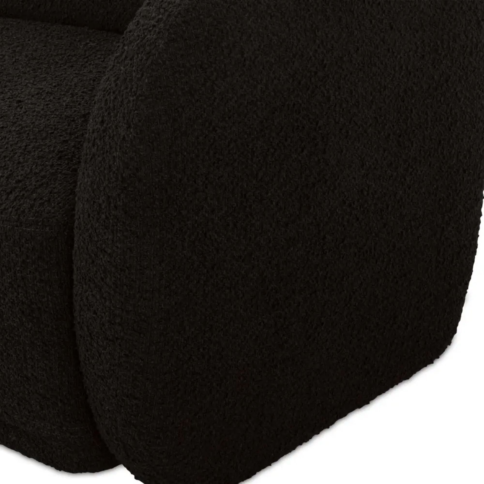 Moe's Home Faye Collection Sofa Black Boucle | CastleUp Experience Centre Online Furniture