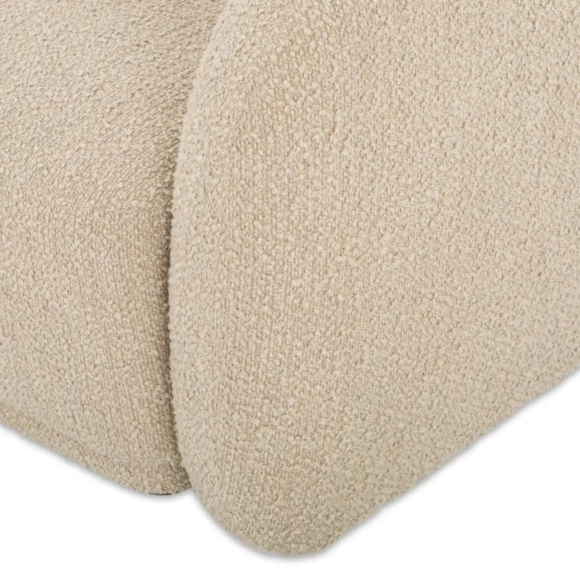 Moe's Home Faye Collection Sofa Beige Boucle | CastleUp Experience Centre Online Furniture