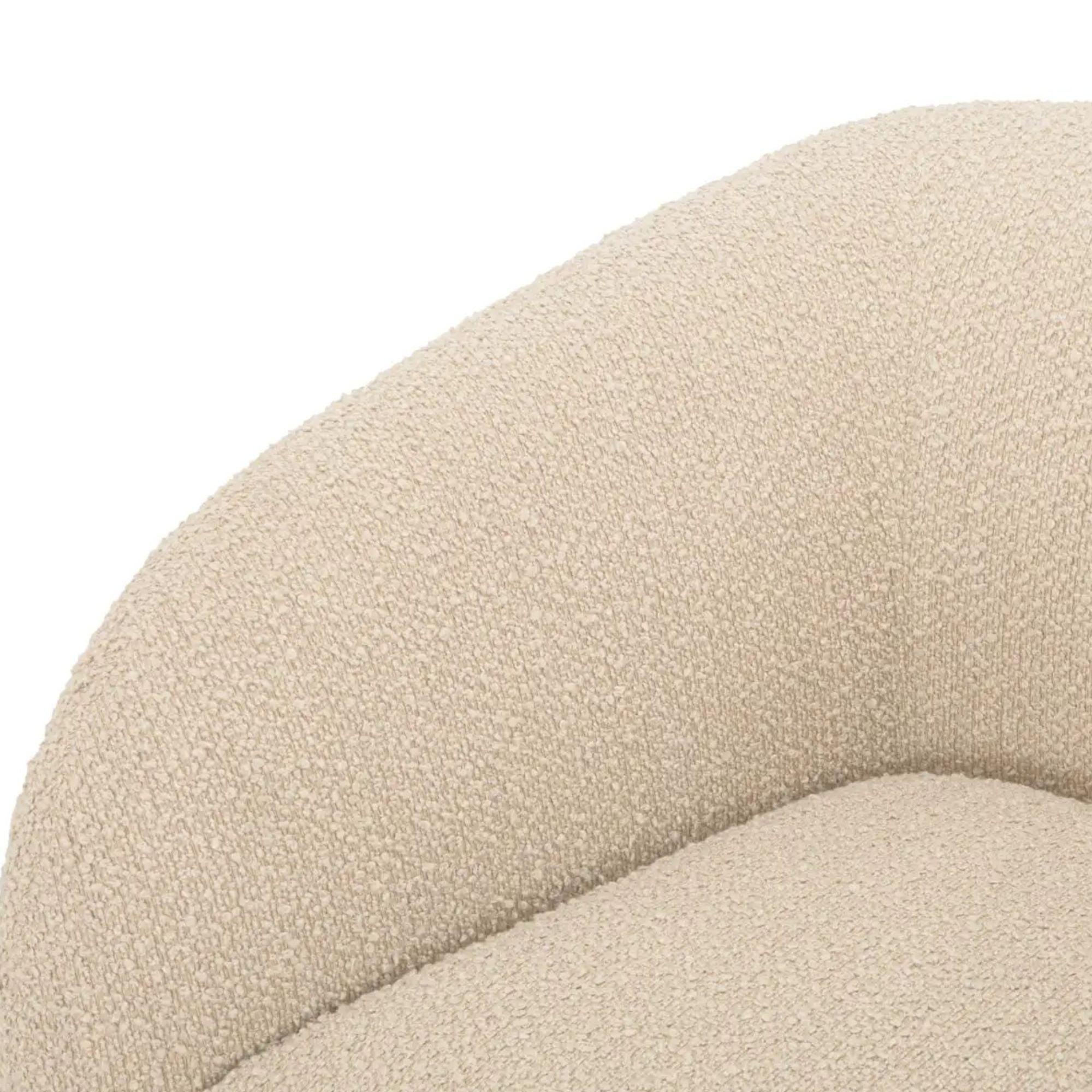 Moe's Home Faye Collection Sofa Beige Boucle | CastleUp Experience Centre Online Furniture