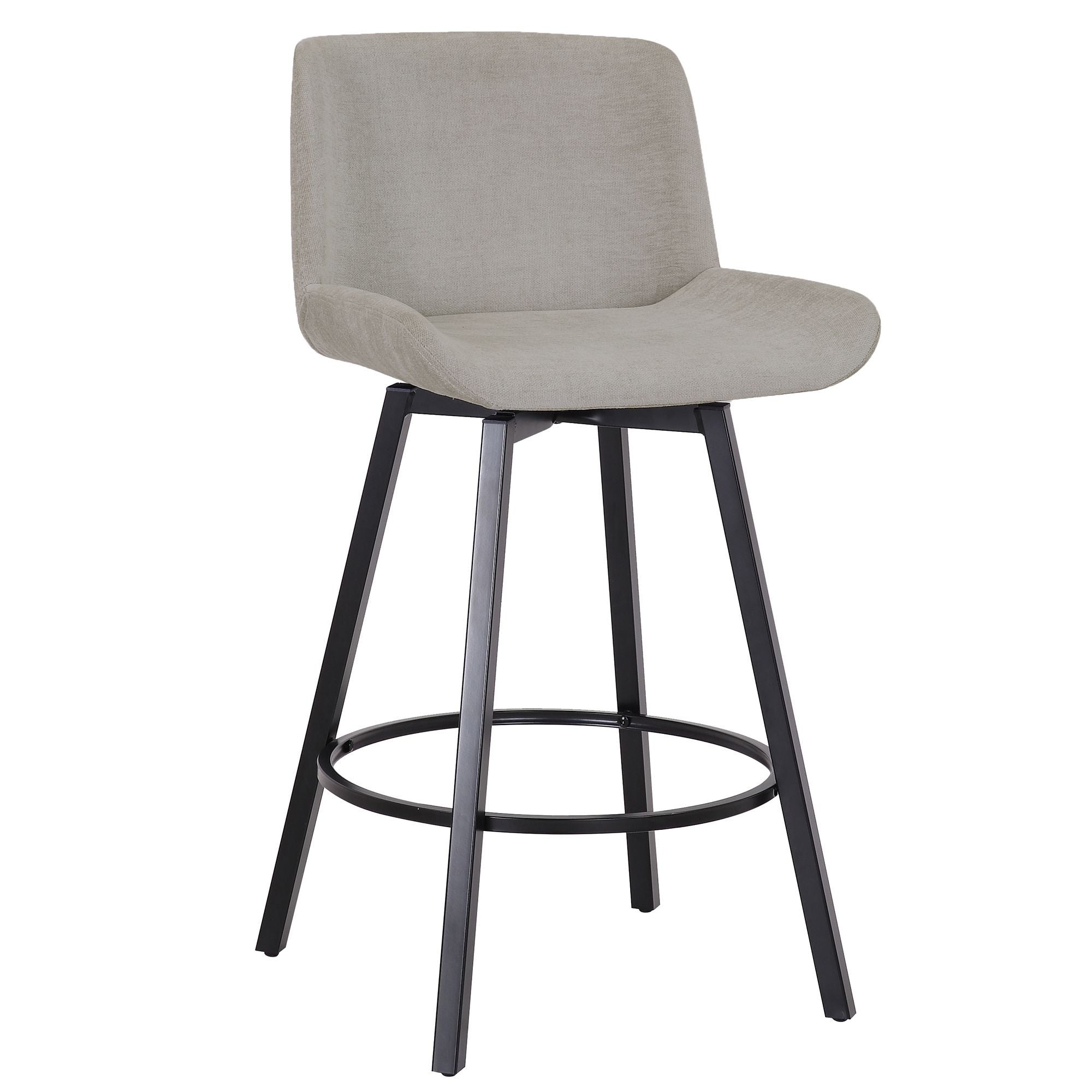 Tabouret de bar réglable Mabel – Vert (Lot de 2)