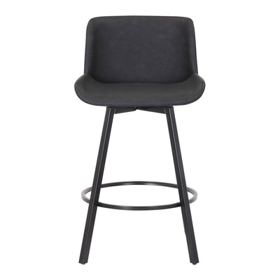 Tabouret de bar réglable Mabel – Vert (Lot de 2)