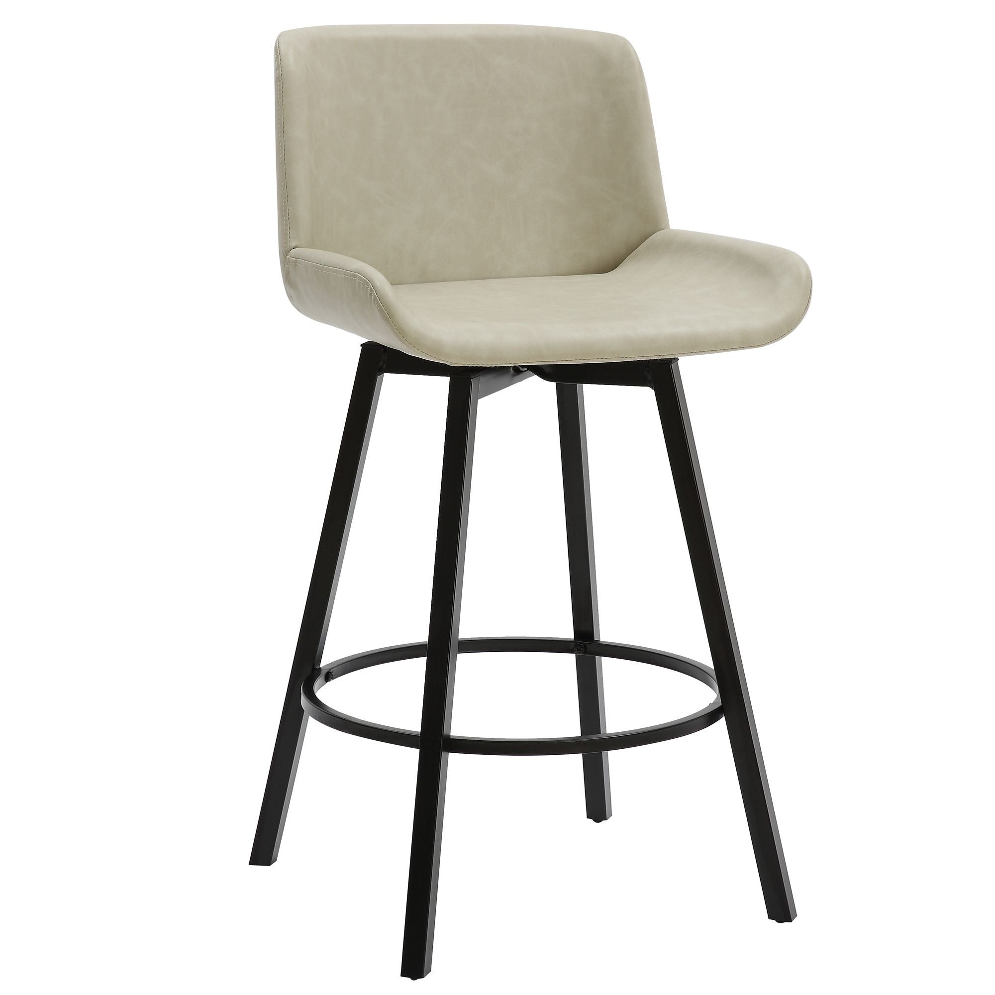 Tabouret de bar réglable Mabel – Vert (Lot de 2)