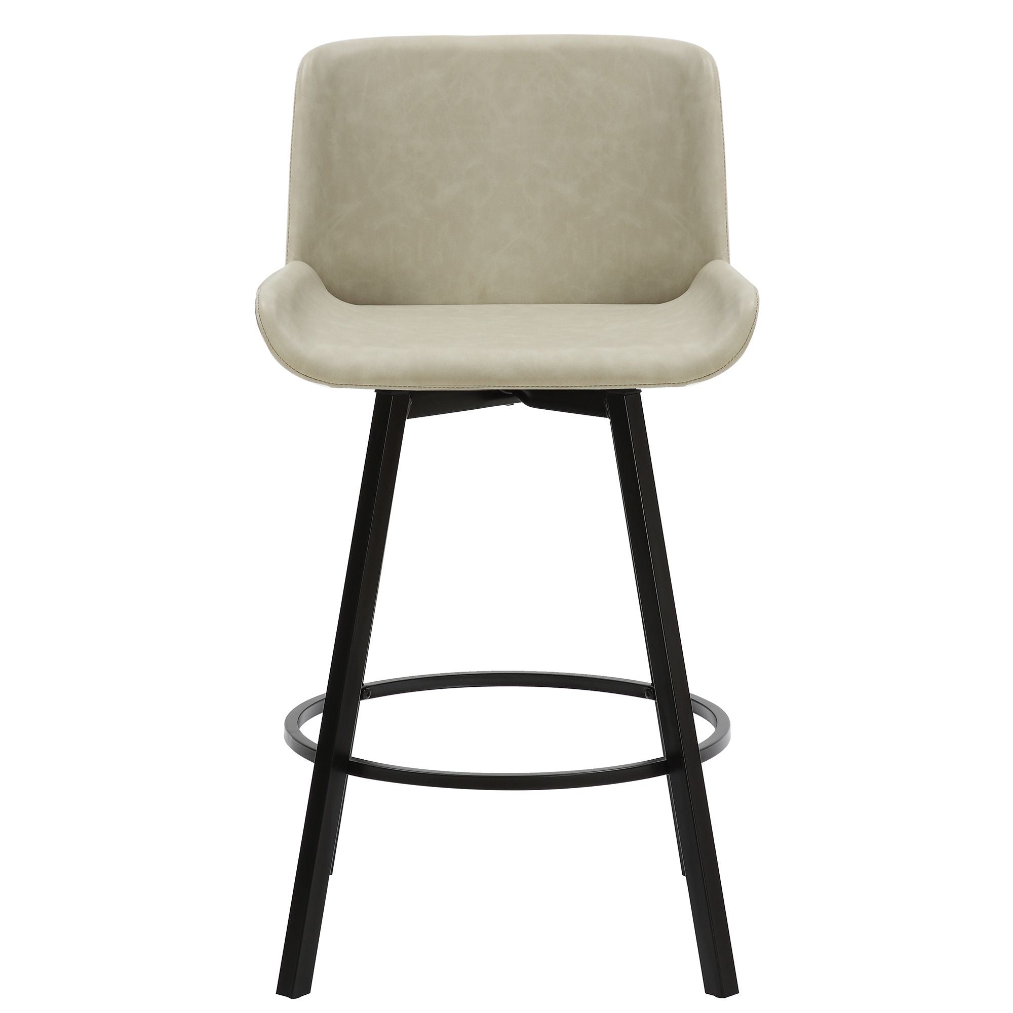 Tabouret de bar réglable Mabel – Vert (Lot de 2)